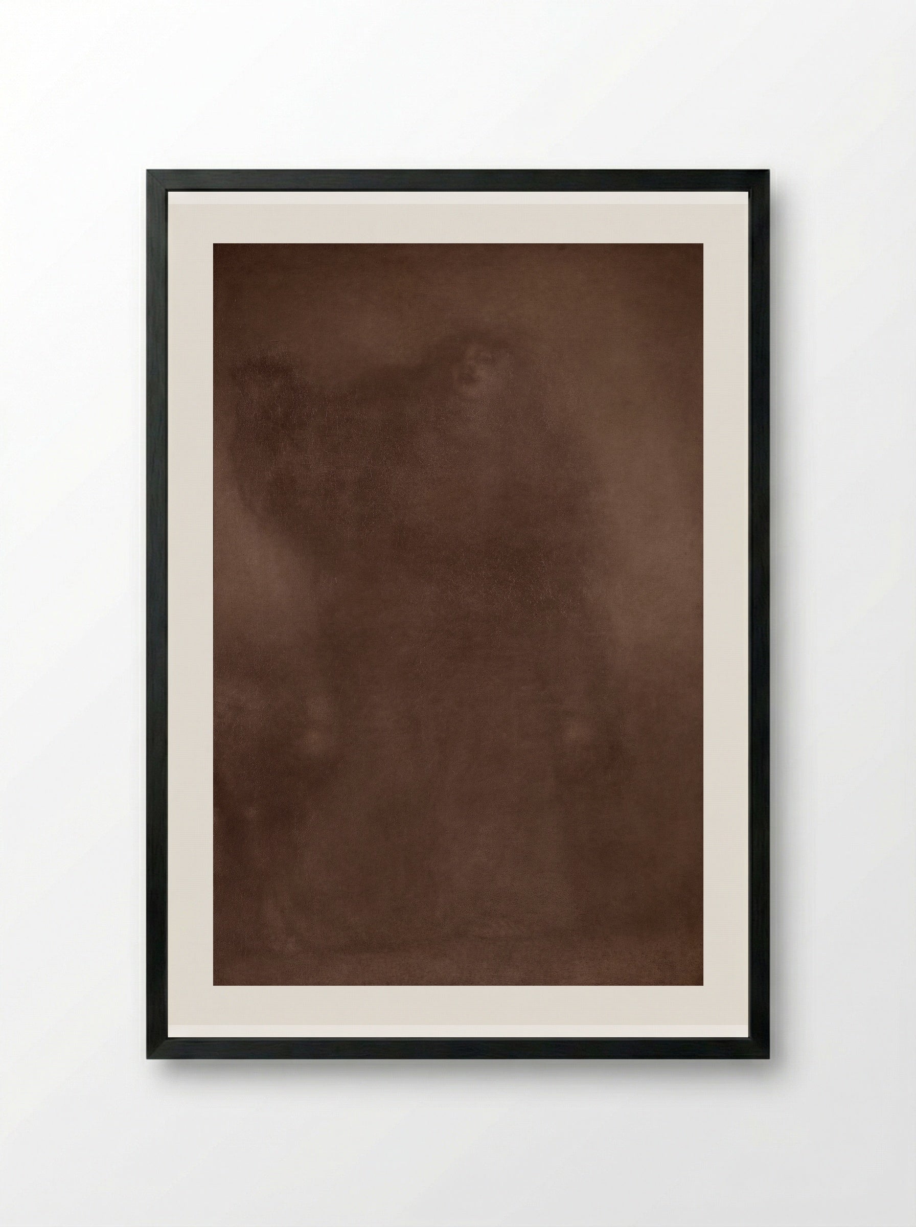 Shepherdess (Monumental Conception of Humanity) - Matthijs Maris - Framed Print Black