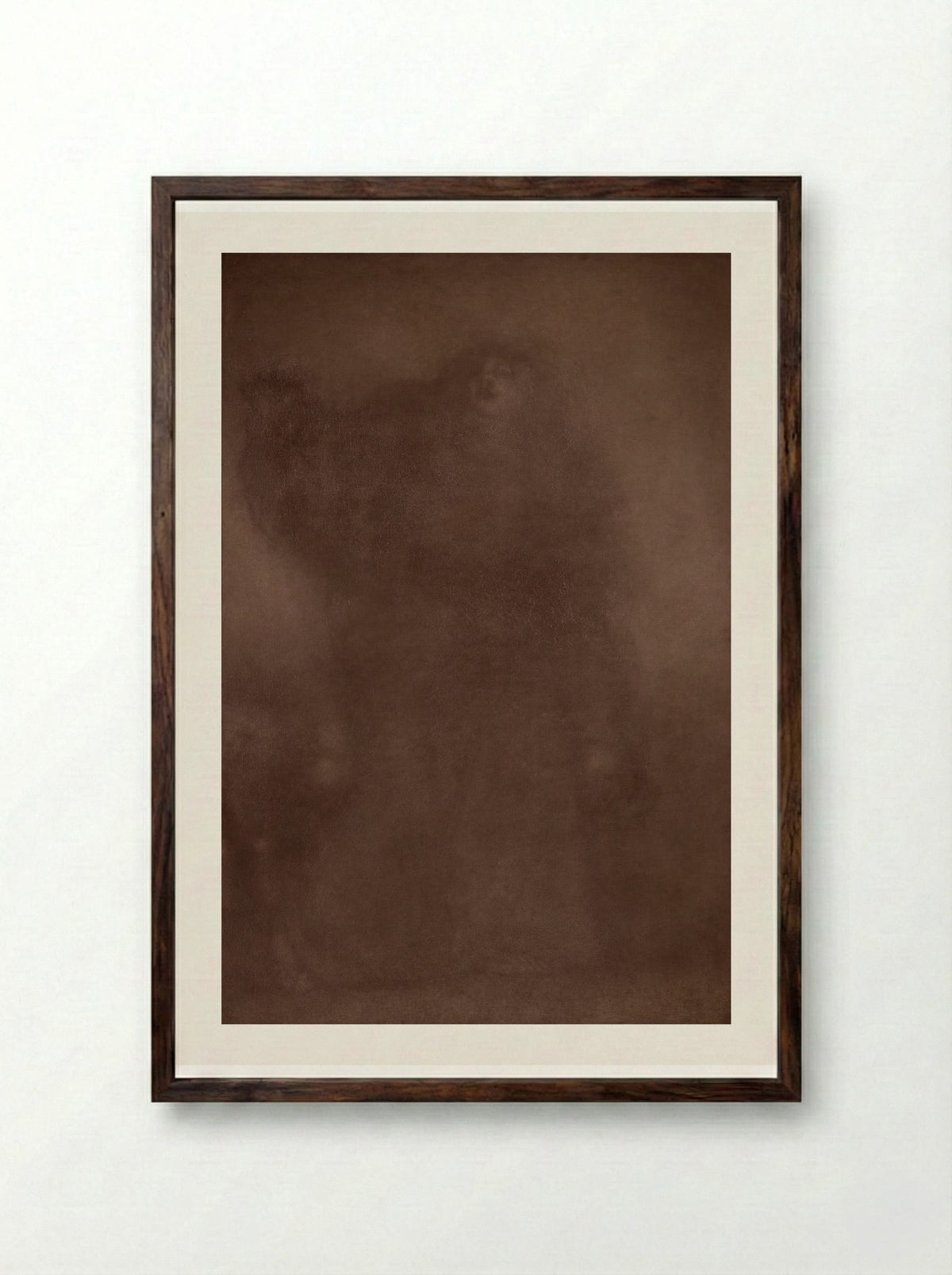 Shepherdess (Monumental Conception of Humanity) - Matthijs Maris - Framed Print Dark Wood