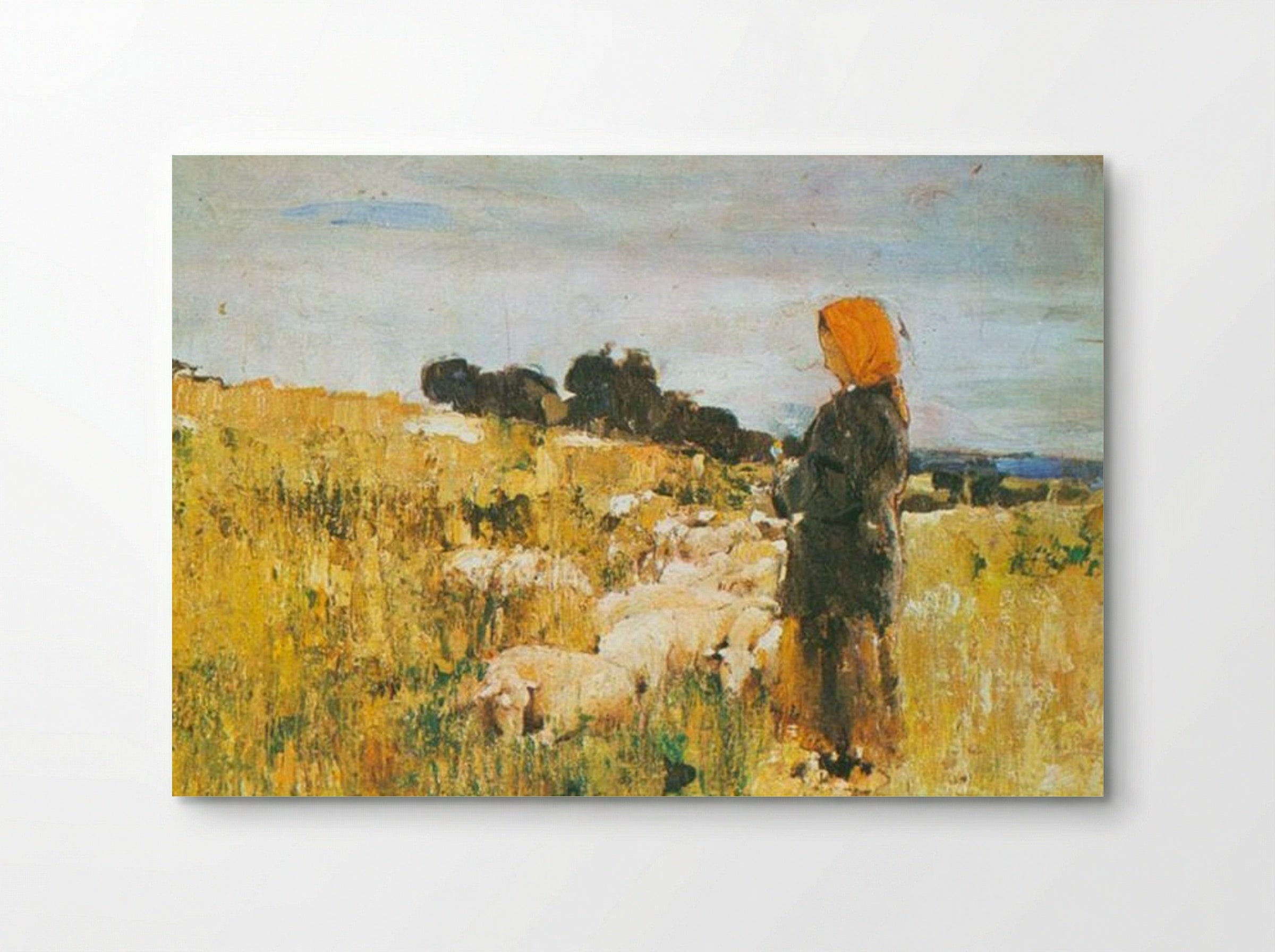 Shepherdess - Stefan Luchian - Poster