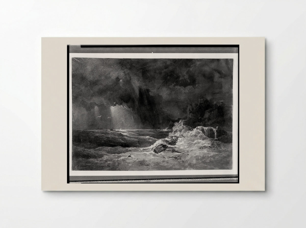 Shipwreck - John Martin - Poster