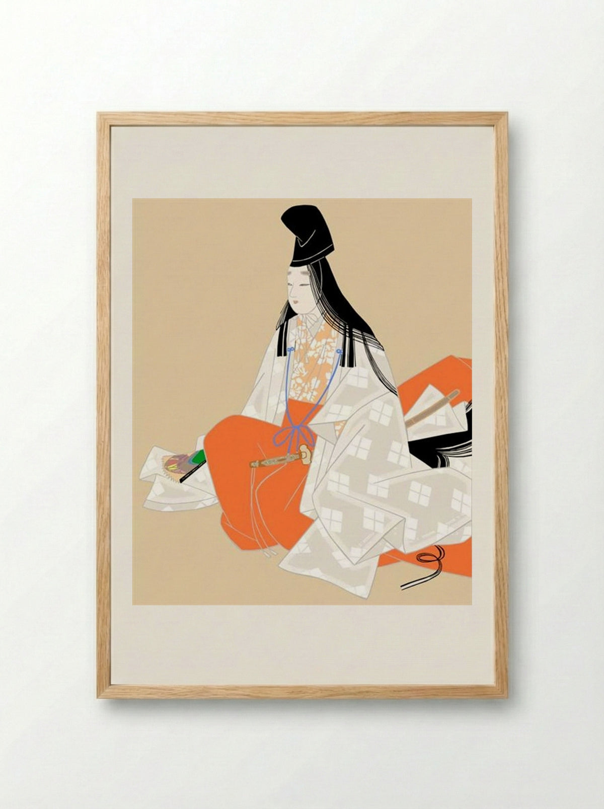 Shizuka - Uemura Shoen - Framed Print Wood