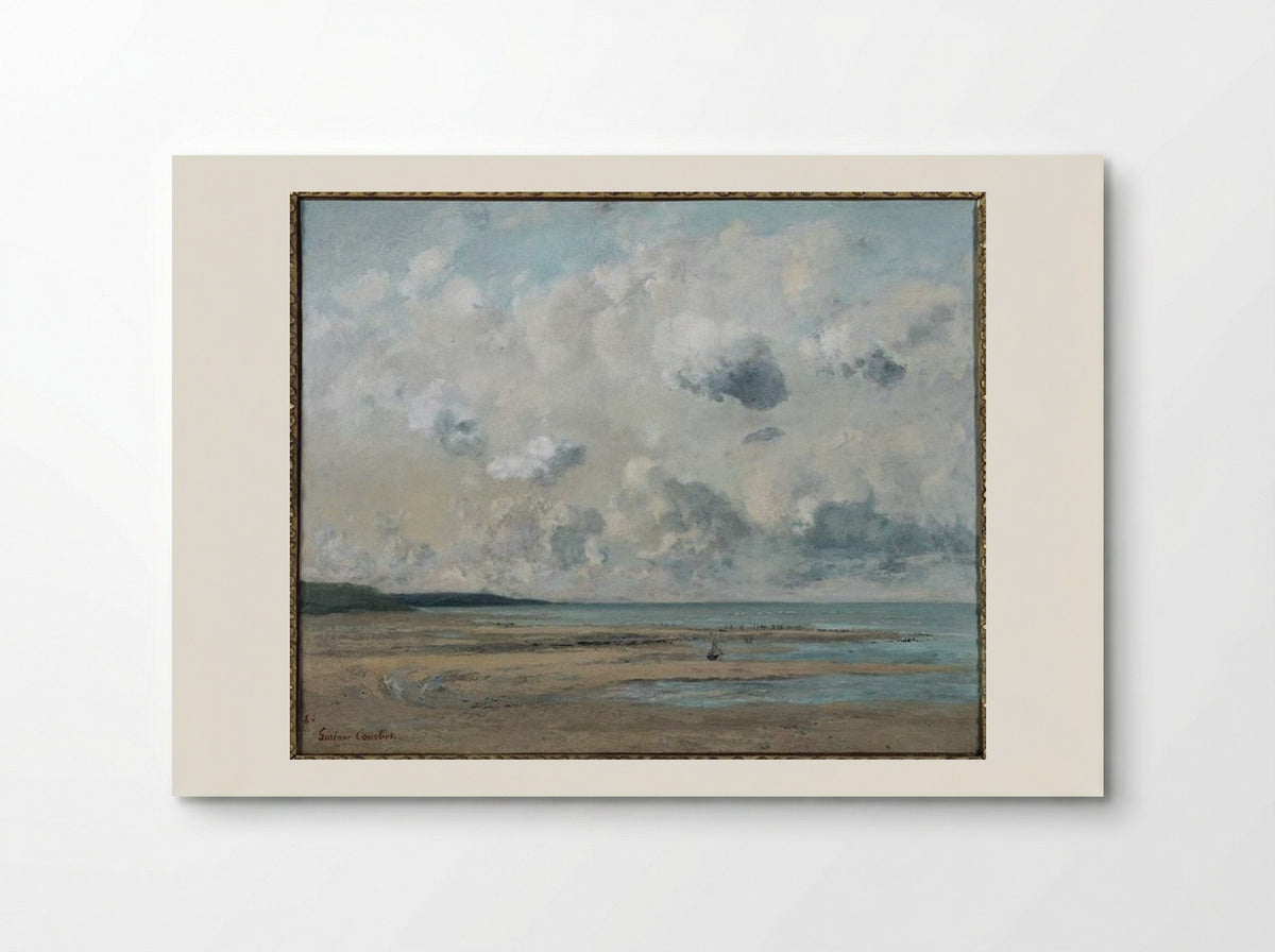 Shores of Normandy - Gustave Courbet - Poster