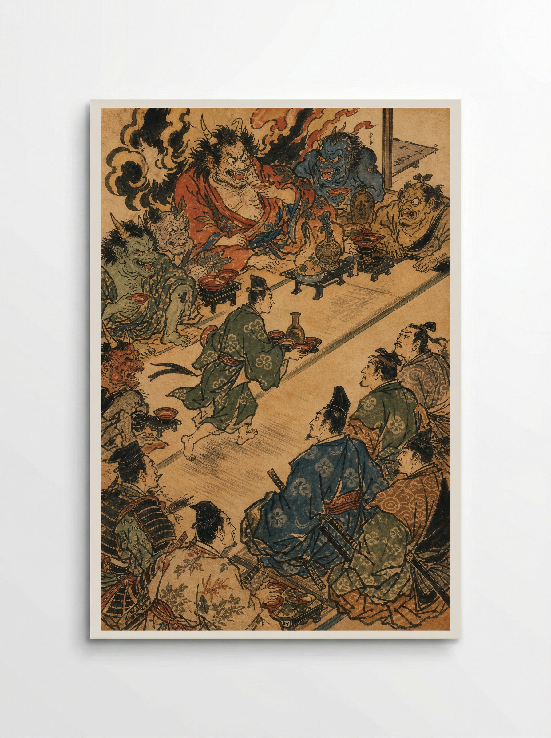 Shuten-doji at Mount Oe: The Demon's Banquet - Poster
