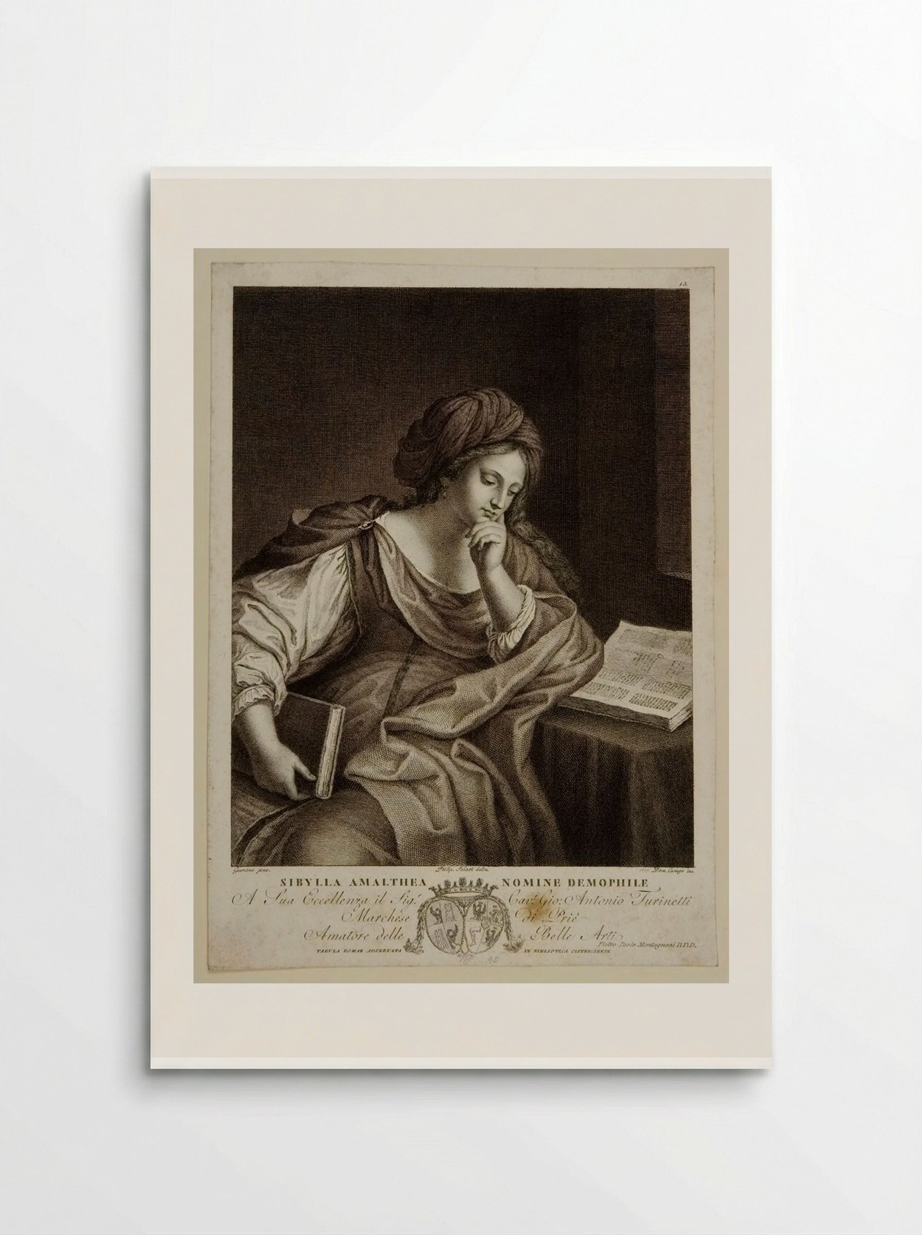 Sibylla Amalthea - Domenico Cunego - Poster