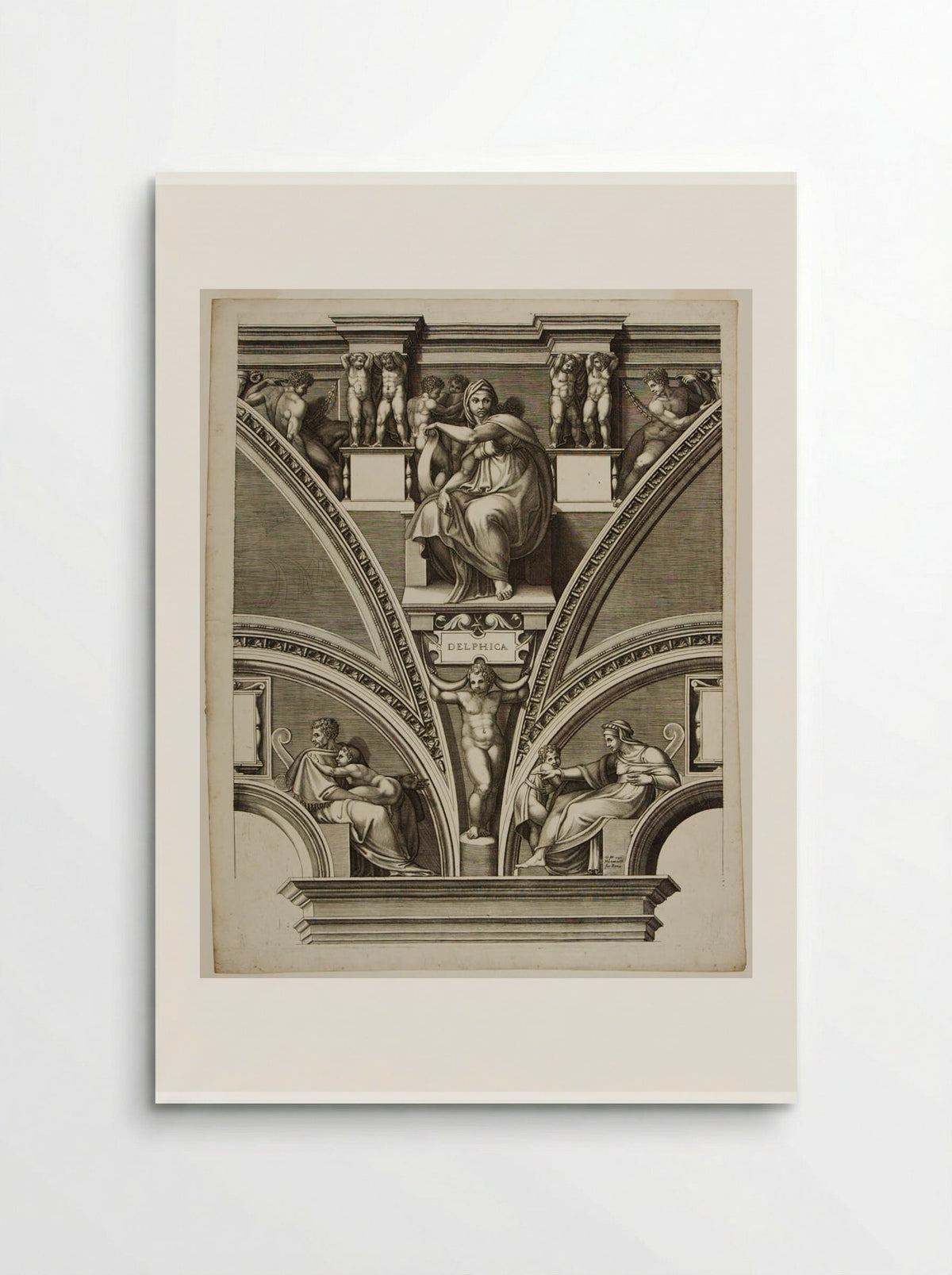 Sibylla Delphica - Giorgio Ghisi - Poster