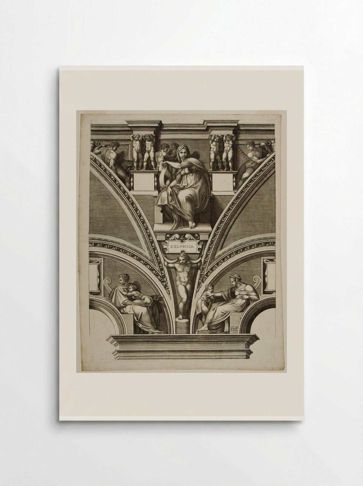 Sibylla Delphica - Giorgio Ghisi - Poster