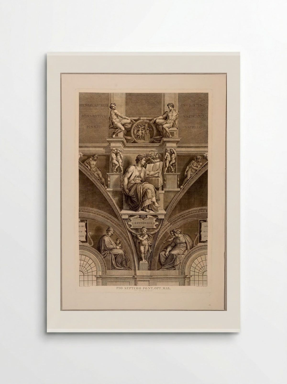 Sibylla Erythraea - Domenico Cunego - Poster