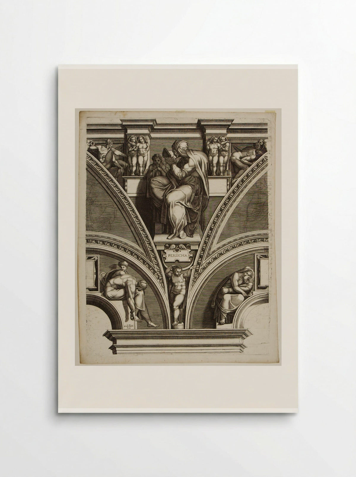 Sibylla Persica - Giorgio Ghisi - Poster