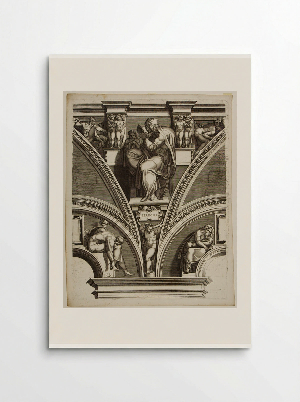 Sibylla Persica - Giorgio Ghisi - Poster