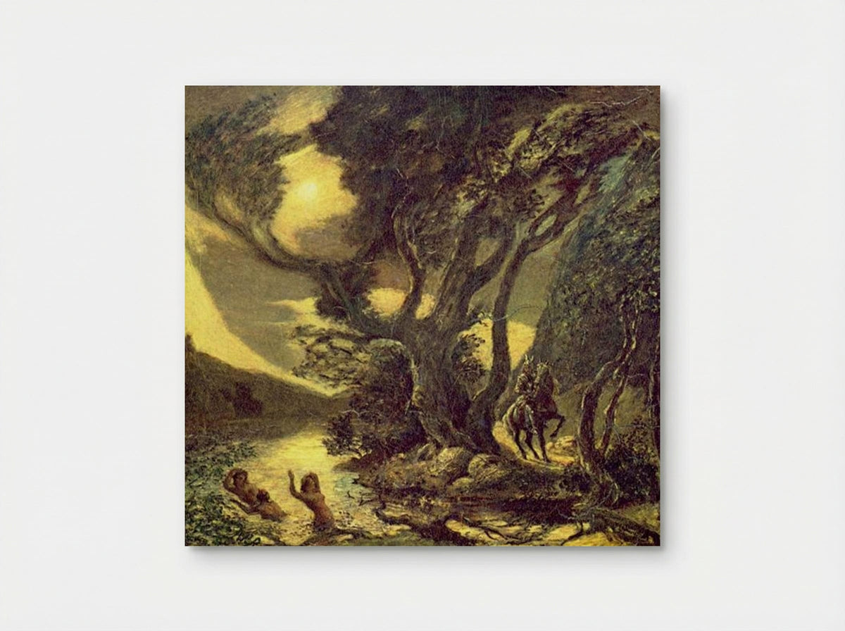 Siegfried and the Rhine Maidens - Albert Pinkham Ryder - Poster