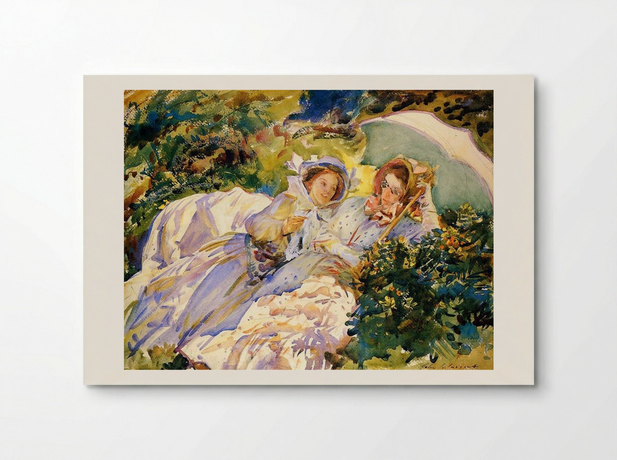 Simplon Pass: The Tease - John Singer Sargent - Poster