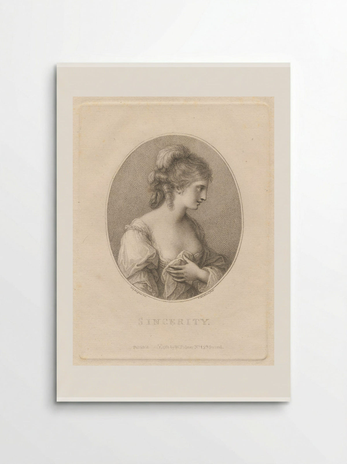 Sincerity - Francesco Bartolozzi - Poster