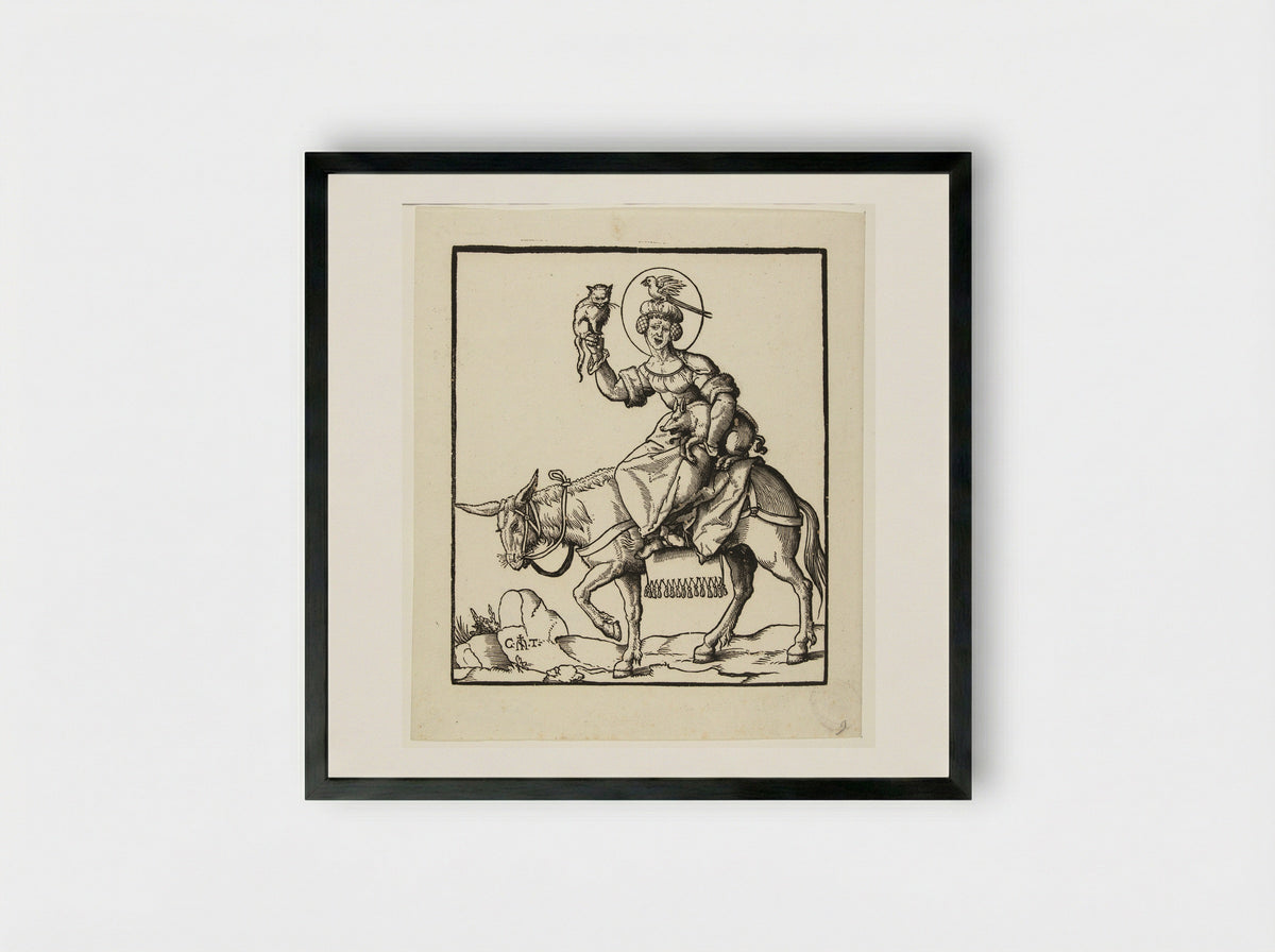 Sinte Aelwaer - Jan Ewoutsz. - Framed Print Black