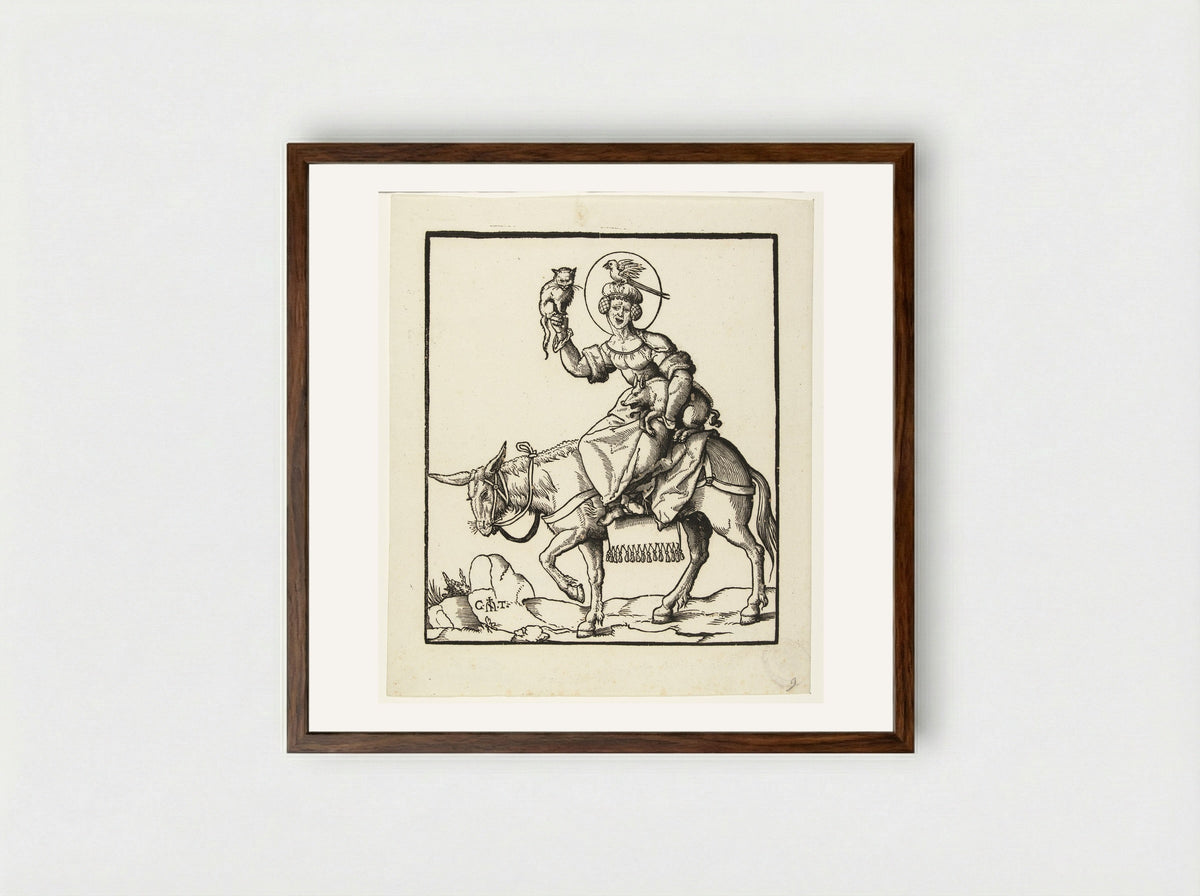 Sinte Aelwaer - Jan Ewoutsz. - Framed Print Dark Wood