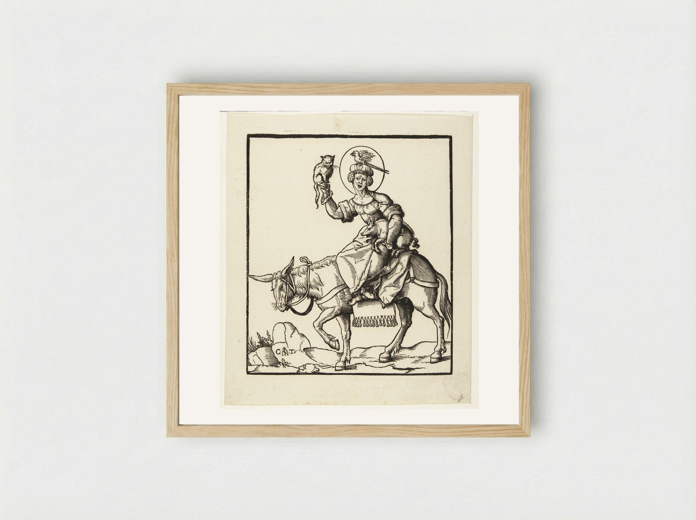 Sinte Aelwaer - Jan Ewoutsz. - Framed Print Wood