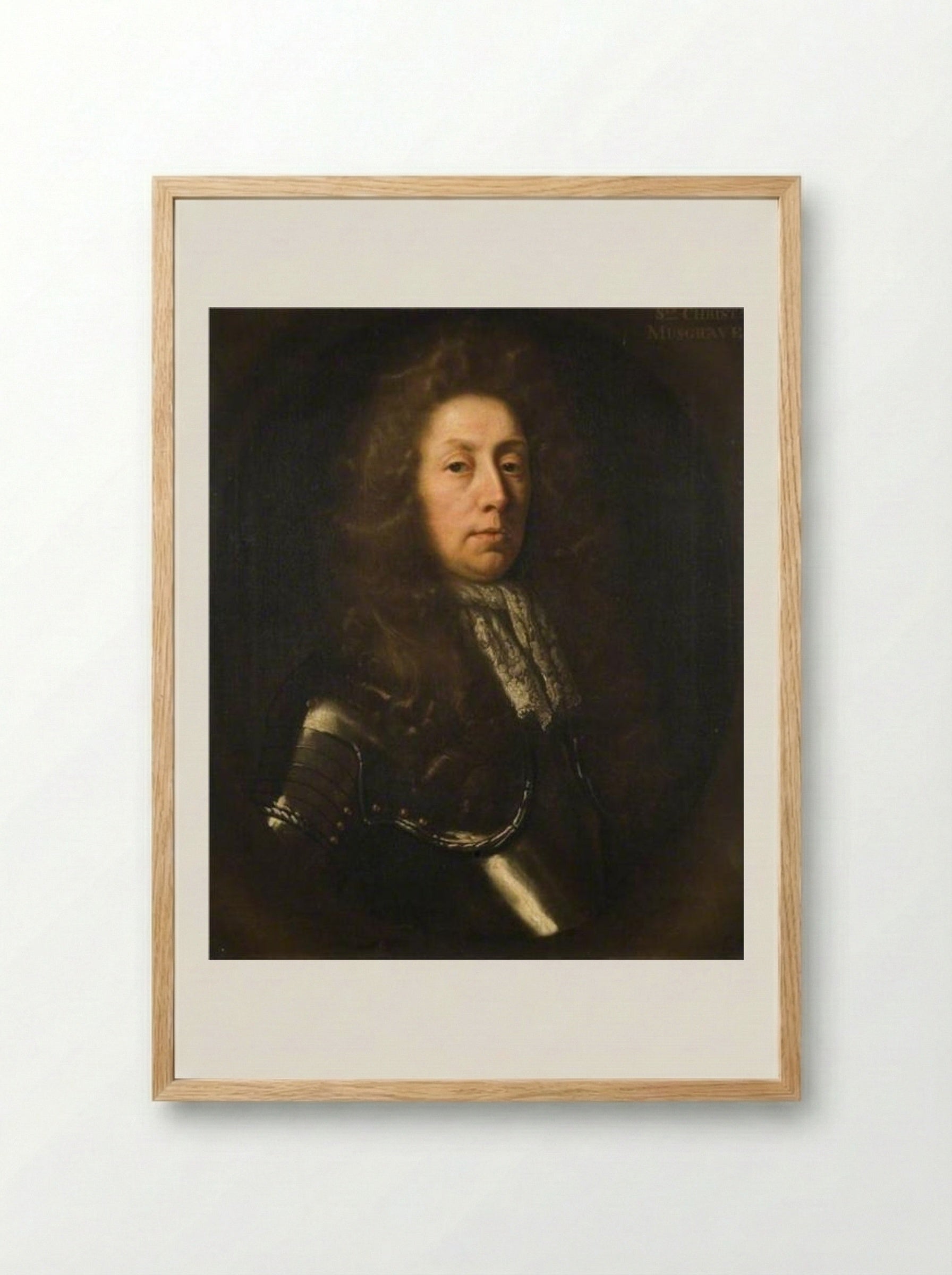 Sir Christopher Musgrave - John Riley - Framed Print Wood
