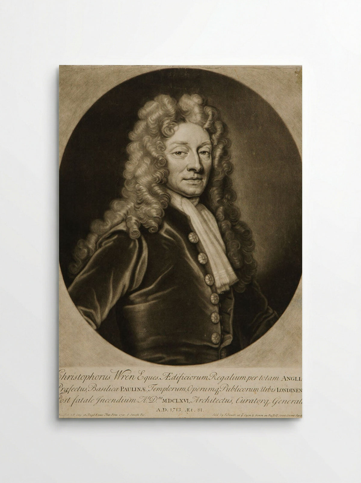 Sir Christopher Wren - John Smith - Poster