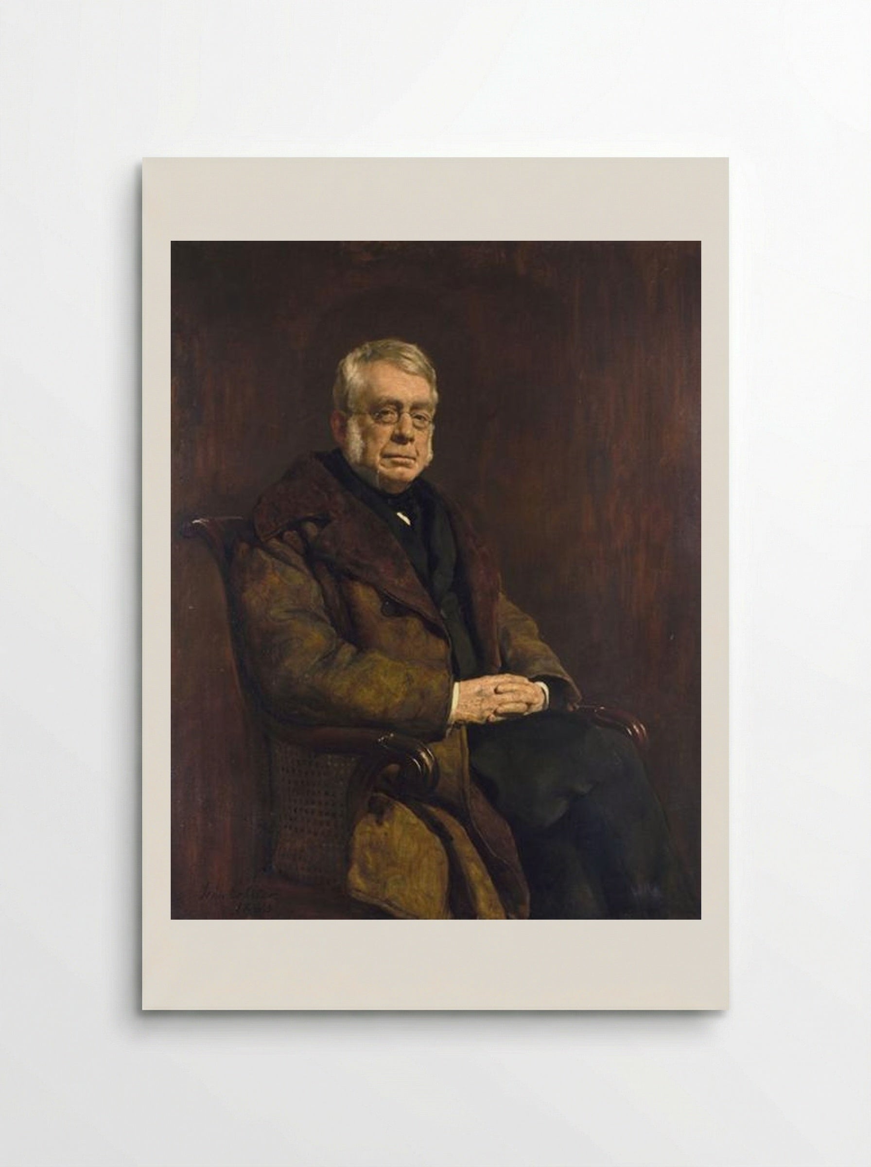 Sir George Biddell Airy - John Collier - Poster
