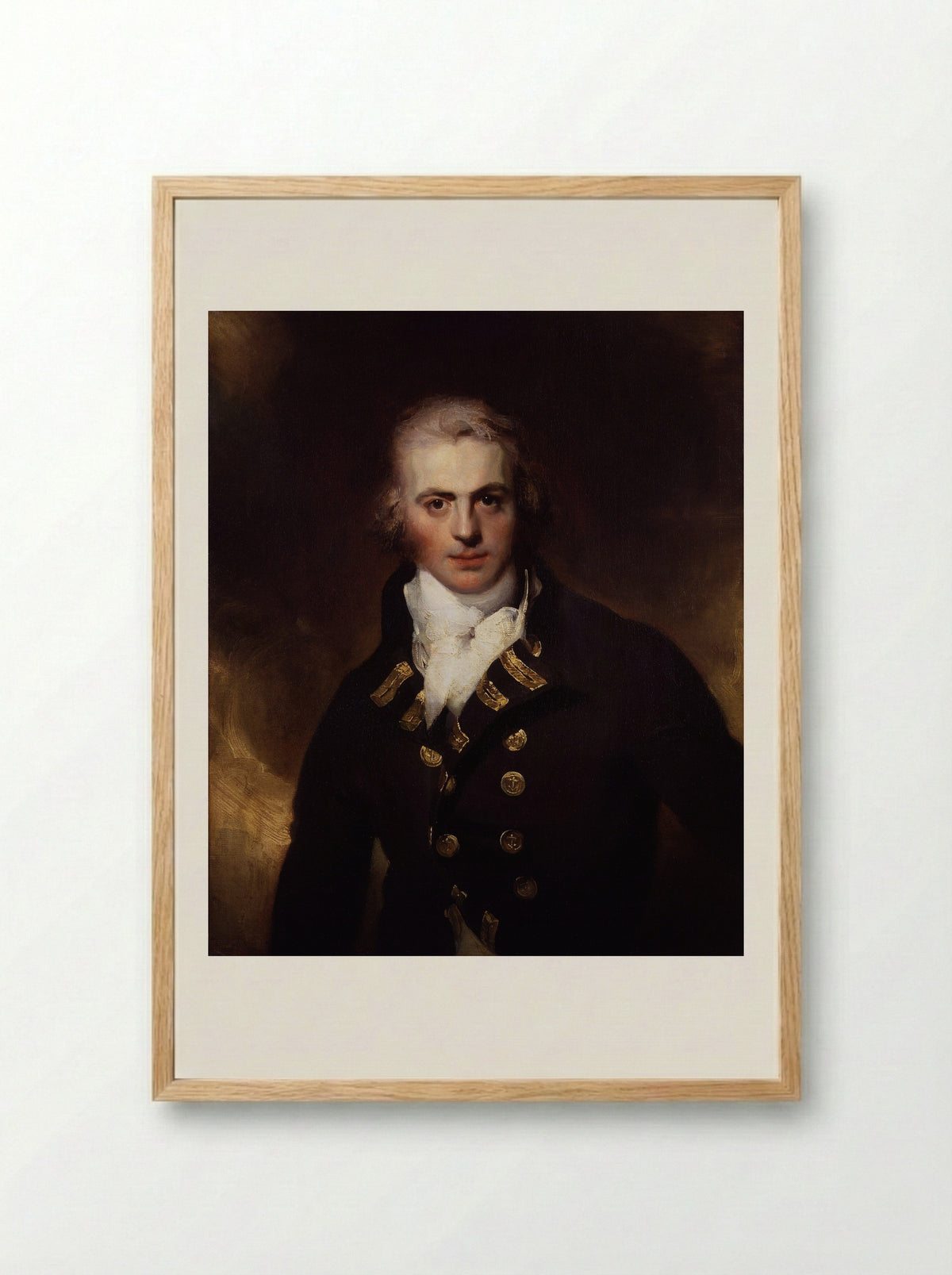 Sir Graham Moore - Sir Thomas Lawrence - Framed Print Wood