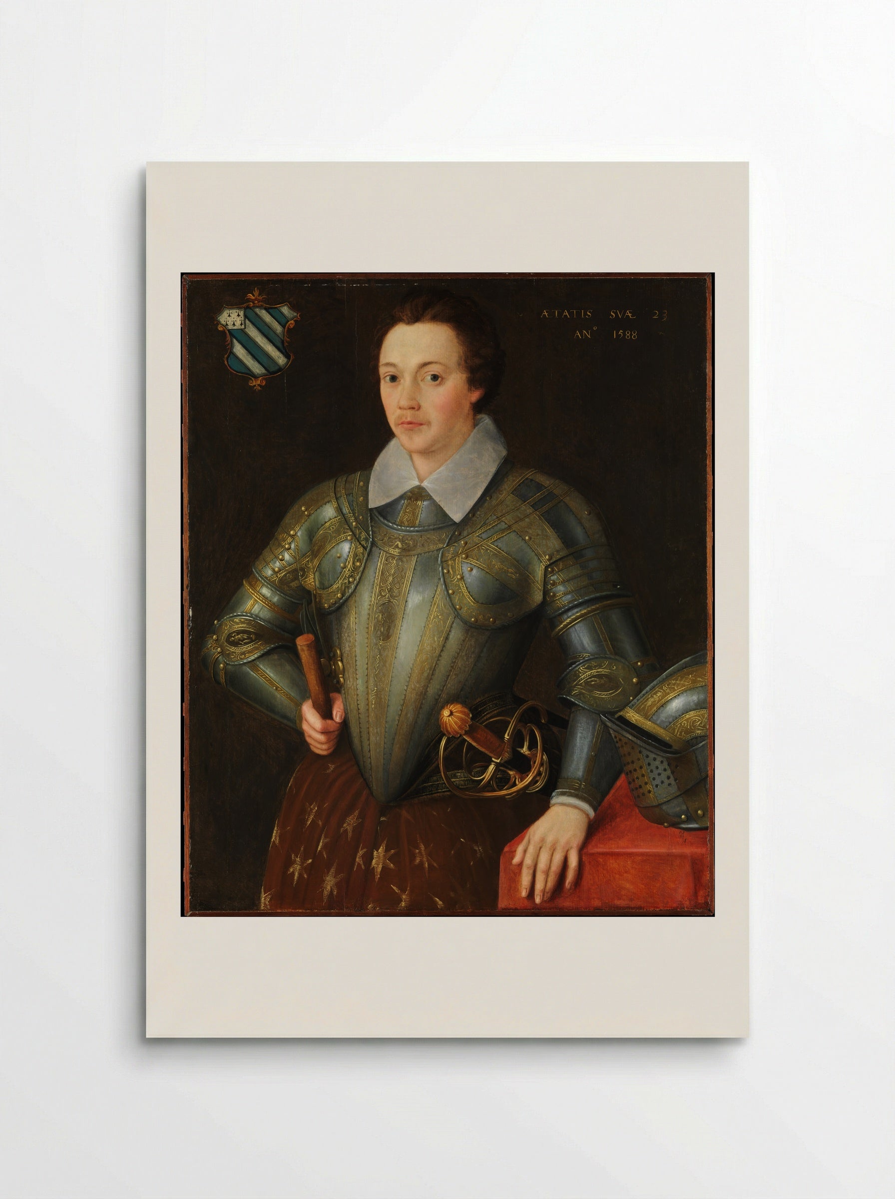 Sir John Shurley of Isfield - British School - Poster
