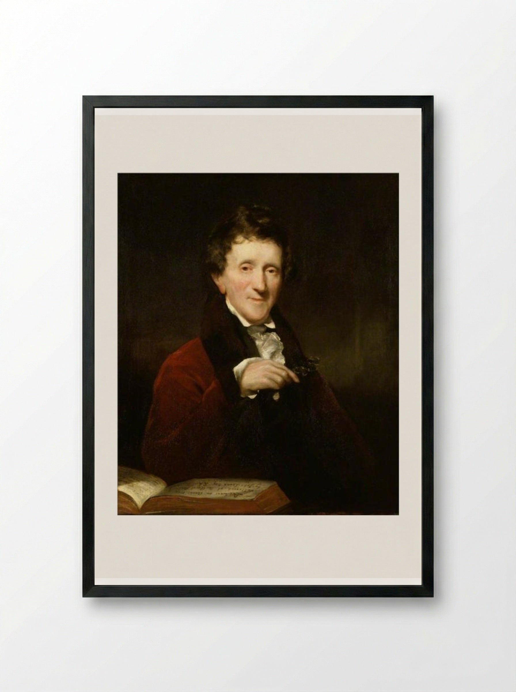 Sir John Soane - John Jackson - Framed Print Black