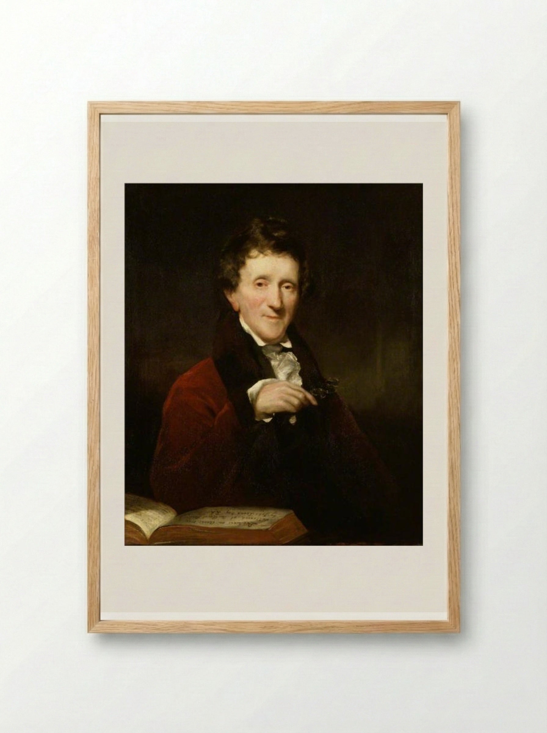 Sir John Soane - John Jackson - Framed Print Wood