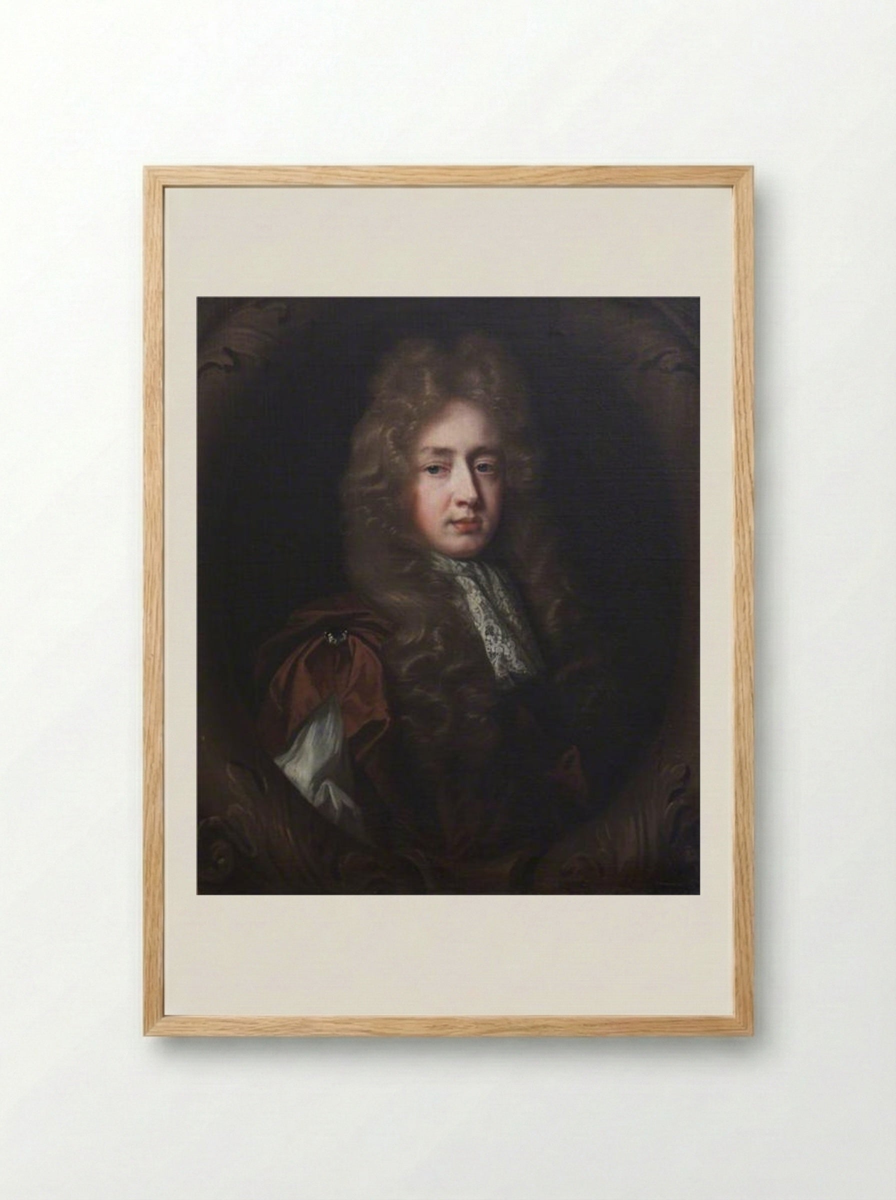 Sir William Massingberd - John Riley - Framed Print Wood