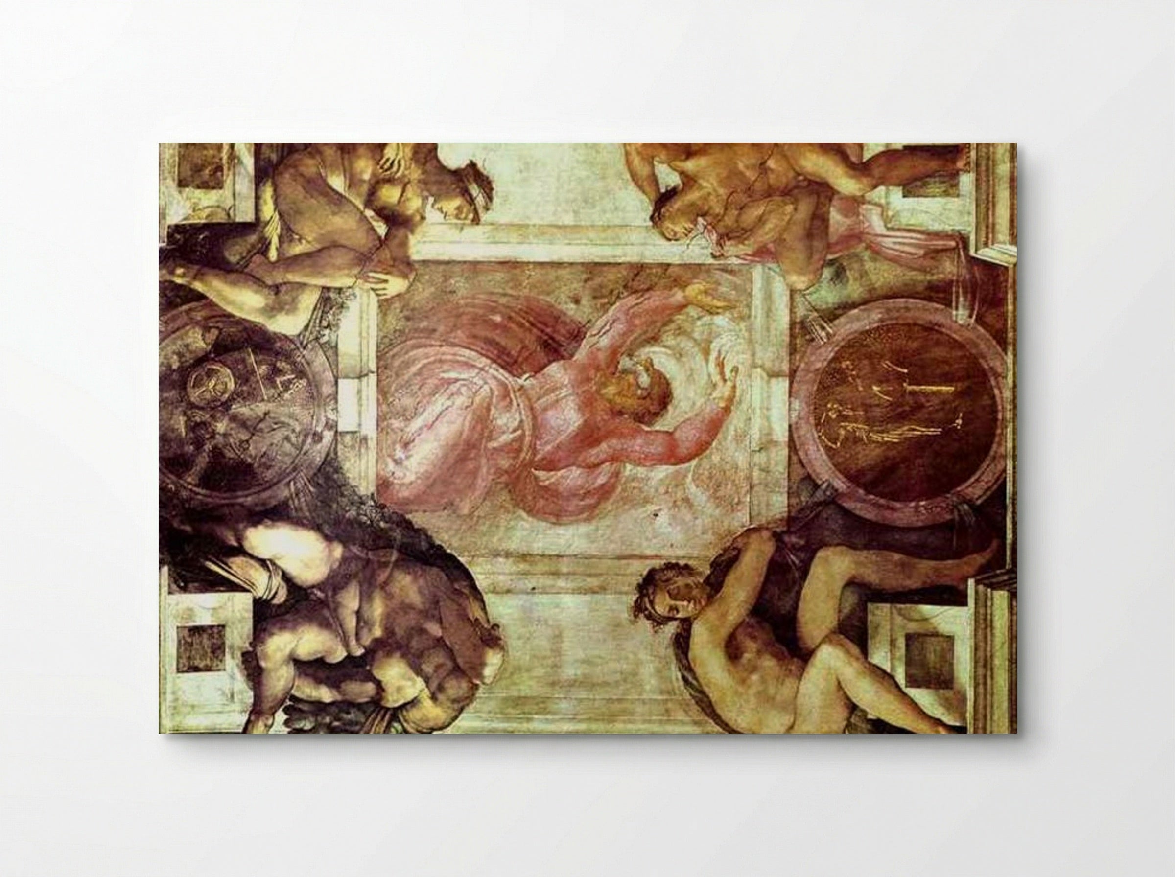 Sistine Chapel Ceiling: God Dividing Light from Darkness - Michelangelo - Poster