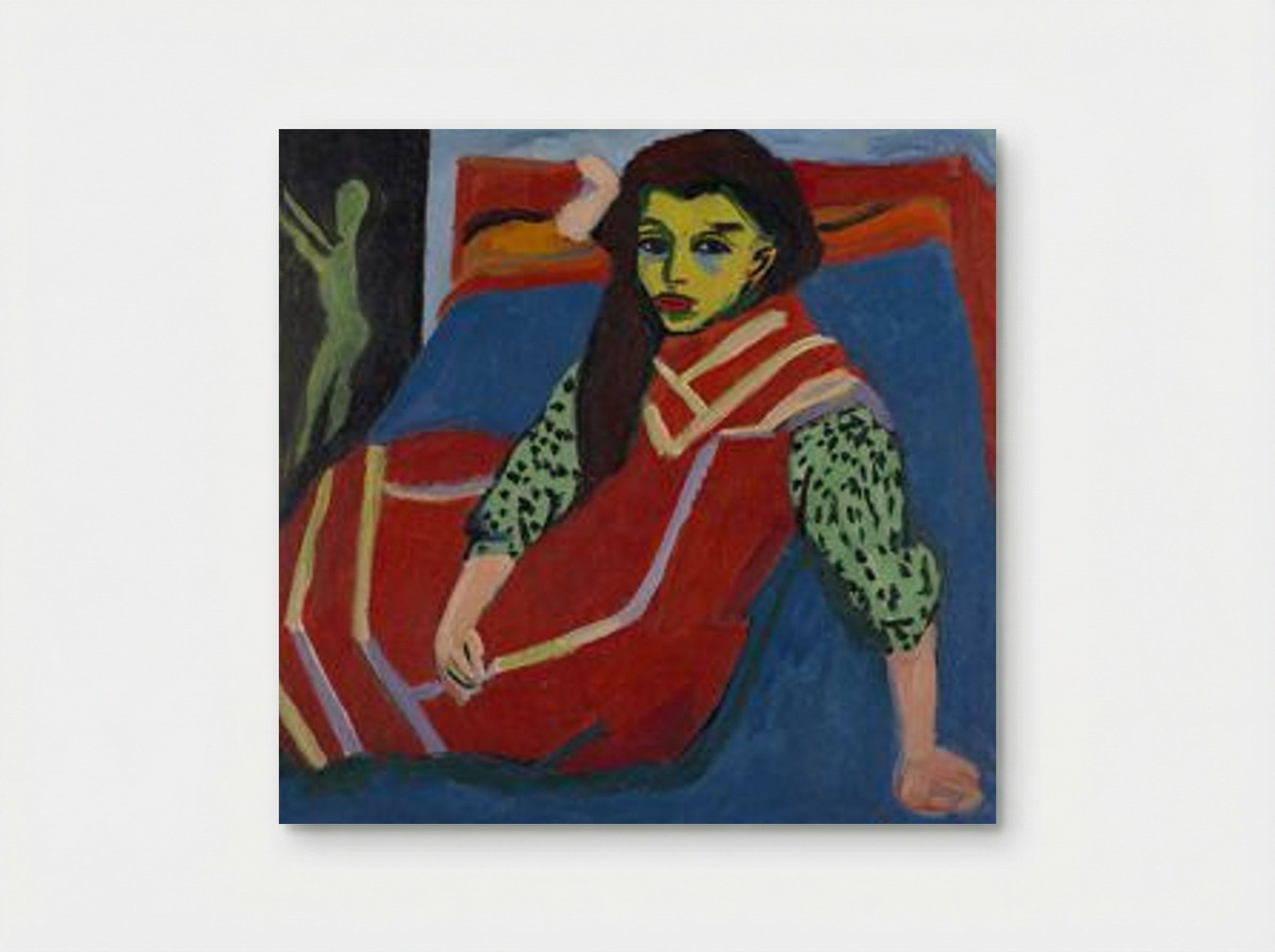 Sitting Girl - Ernst Ludwig Kirchner - Poster