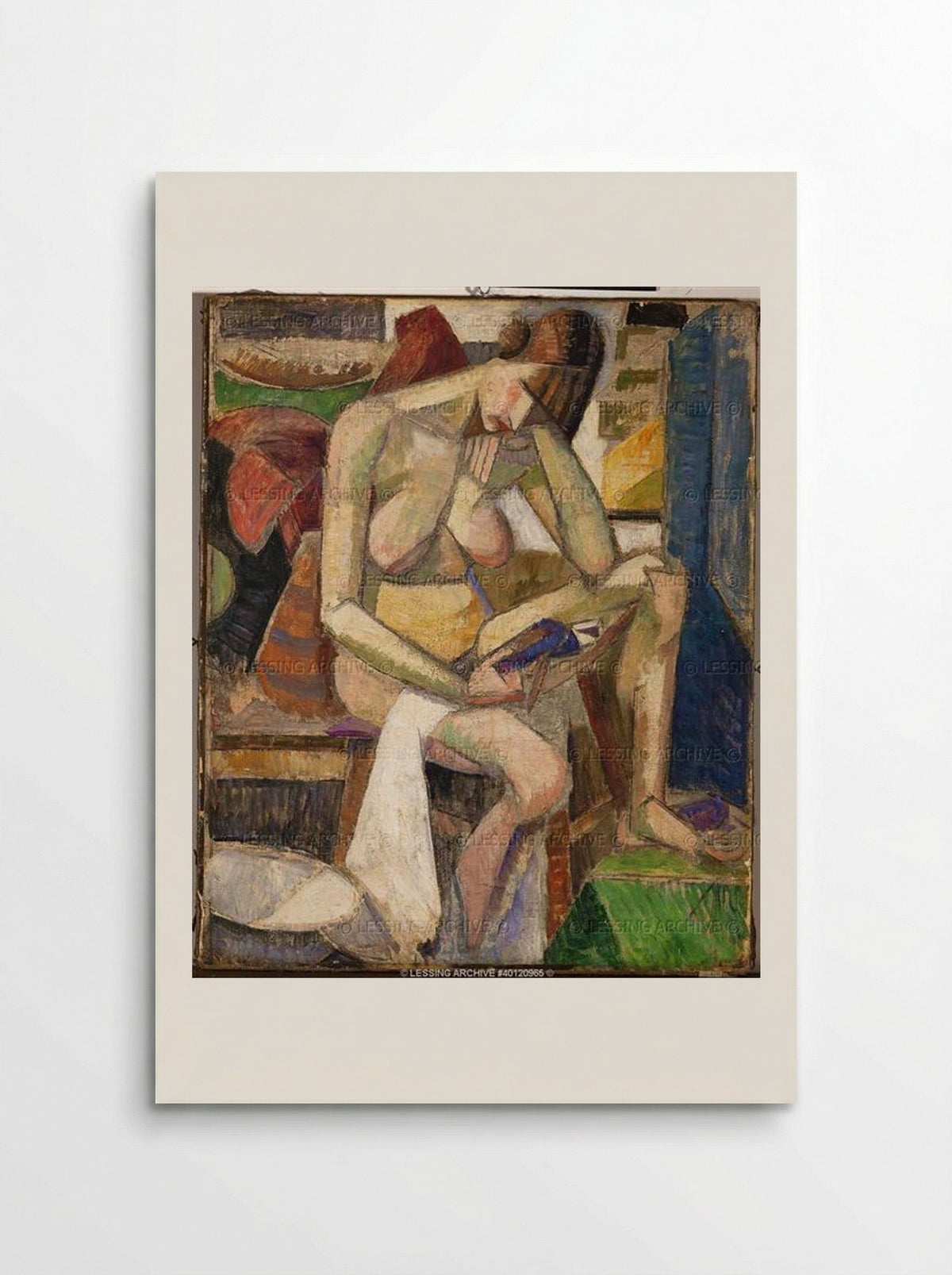 Sitting Nude - Albert Gleizes - Poster