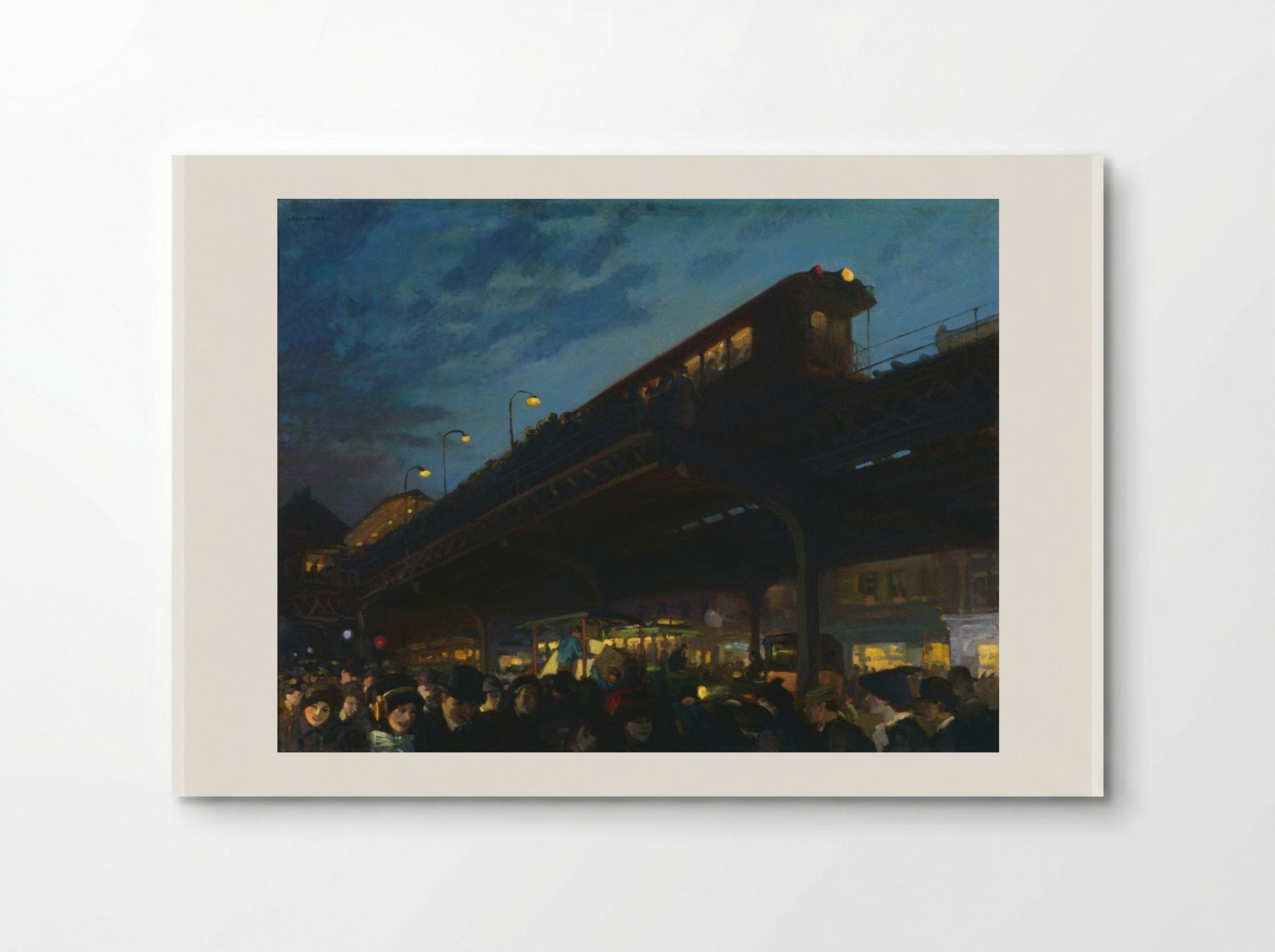 Six O'Clock, Winter - John French Sloan - Poster