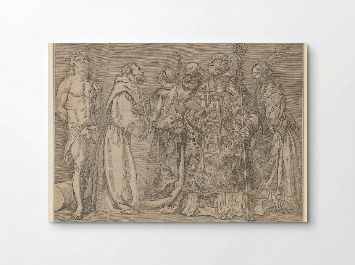 Six Standing Saints - Titian - Poster