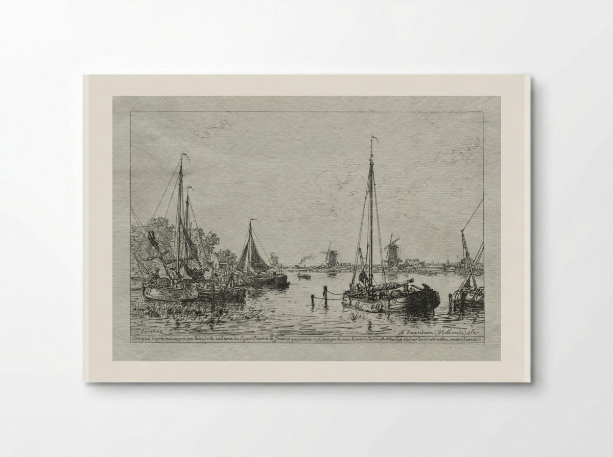 Sketch from Nature (Zaandam) - Maxime Lalanne - Poster