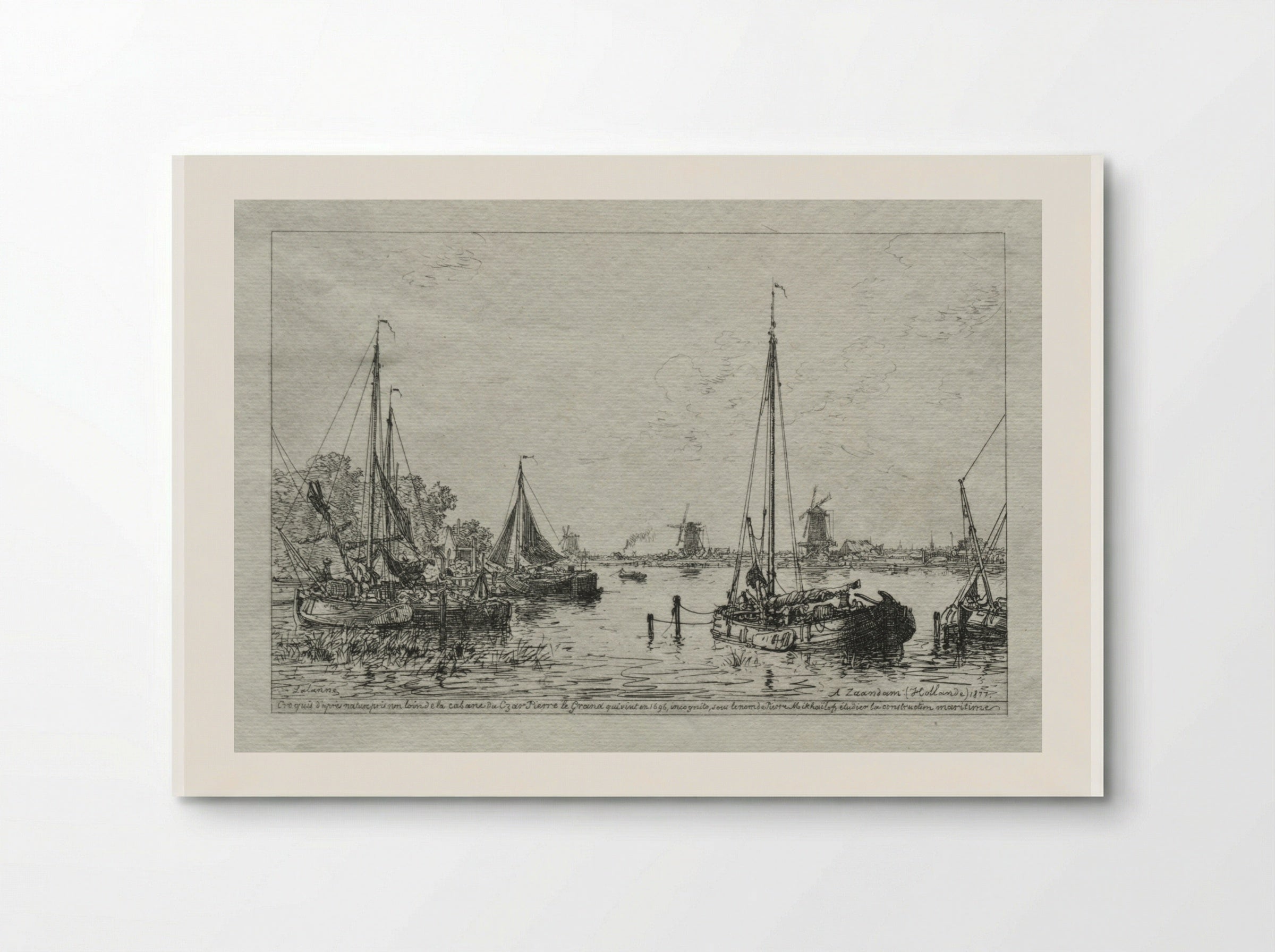 Sketch from Nature (Zaandam) - Maxime Lalanne - Poster