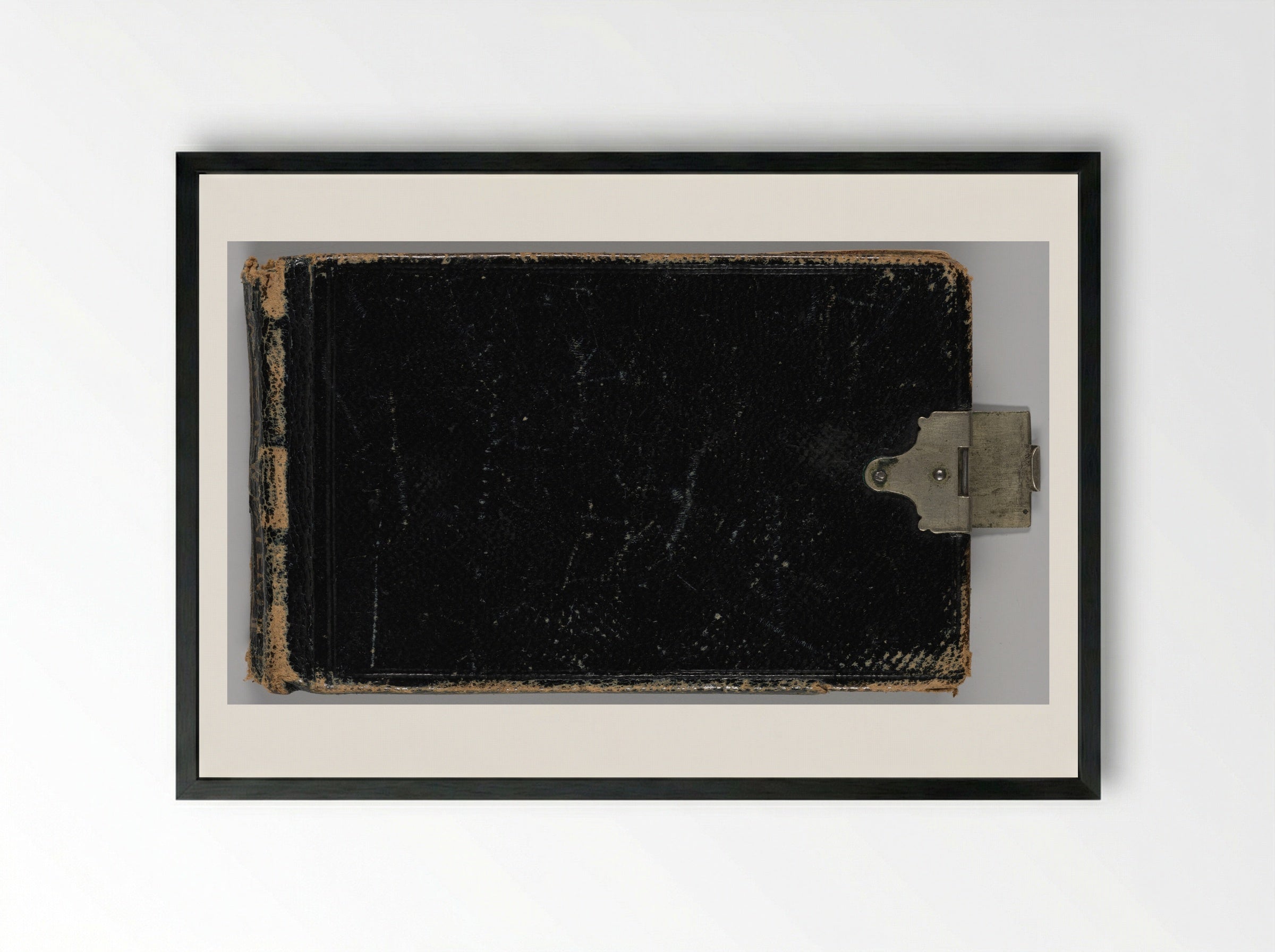 Sketchbook: Figures and Animals - Sanford Robinson Gifford - Framed Print Black