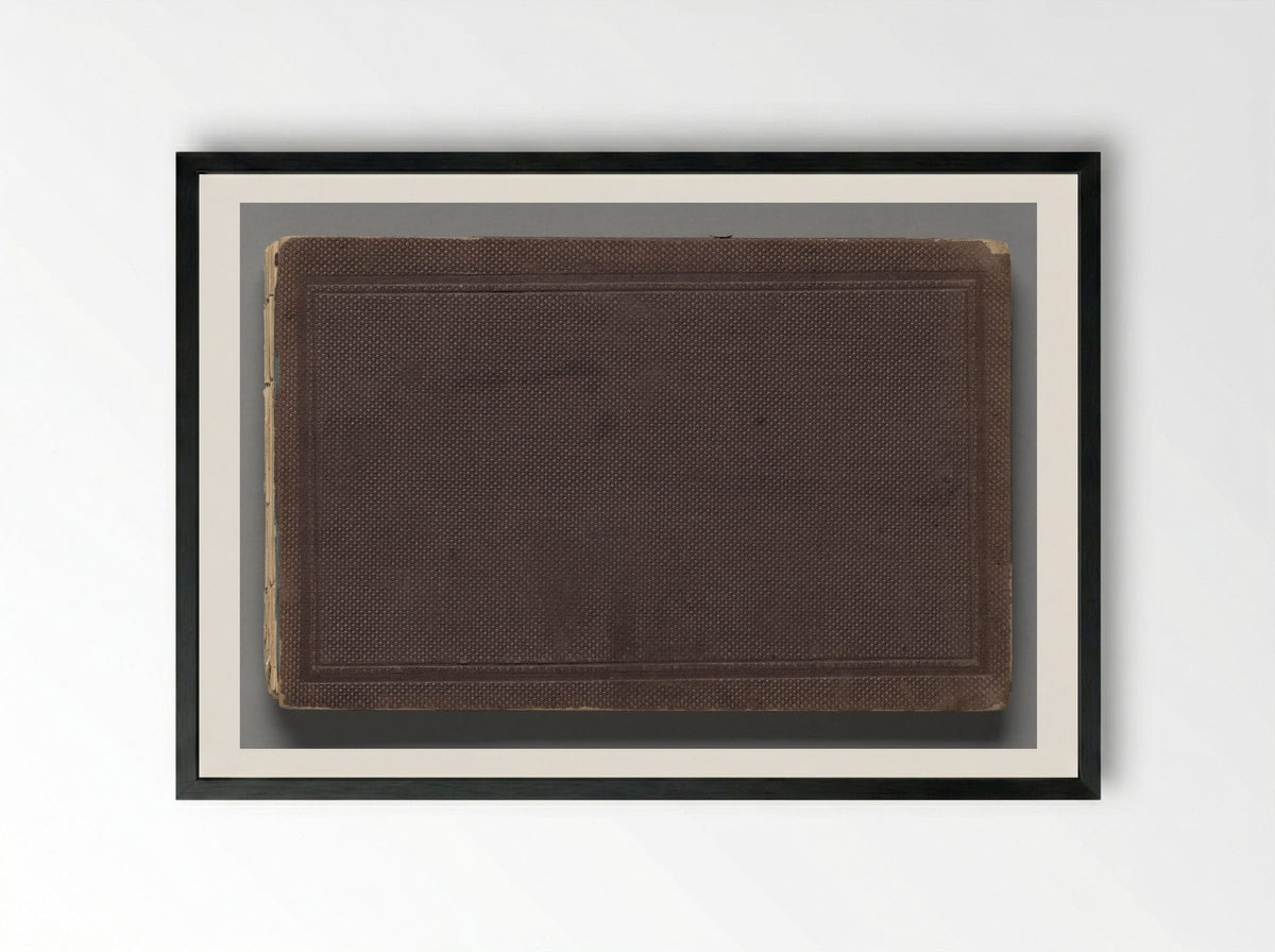Sketchbook: Mount Desert Island, Maine - Sanford Robinson Gifford - Framed Print Black