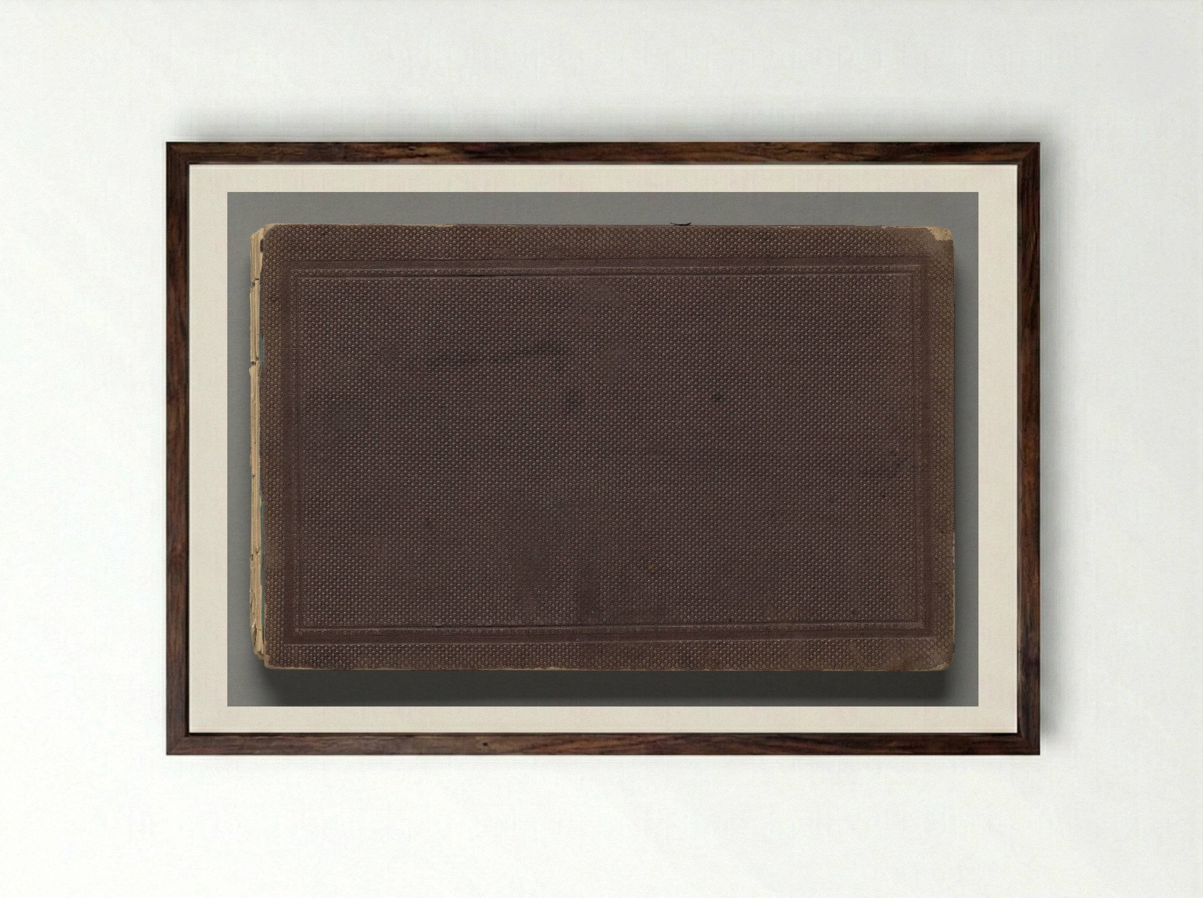 Sketchbook: Mount Desert Island, Maine - Sanford Robinson Gifford - Framed Print Dark Wood