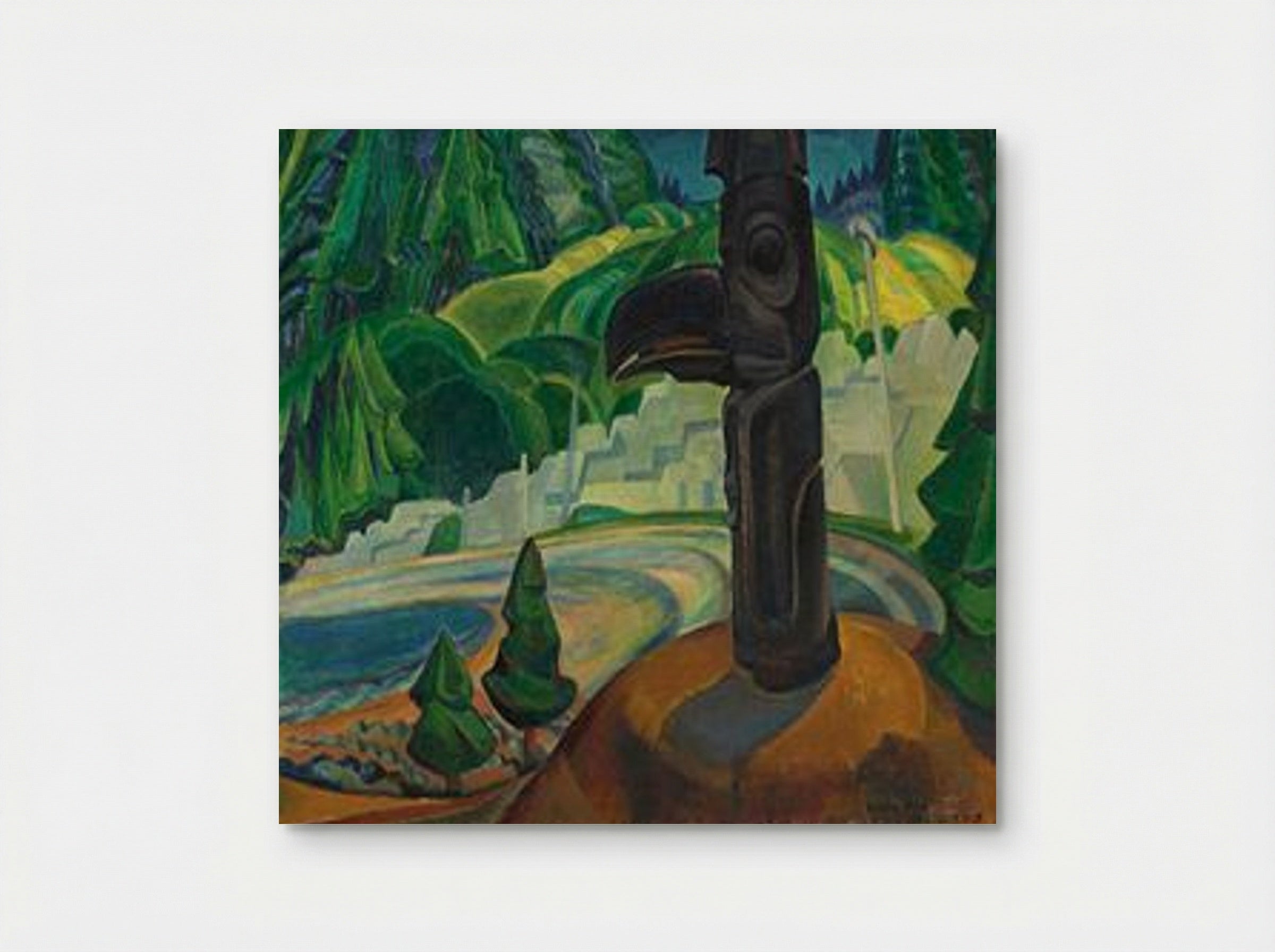 Skidegate - Emily Carr - Poster