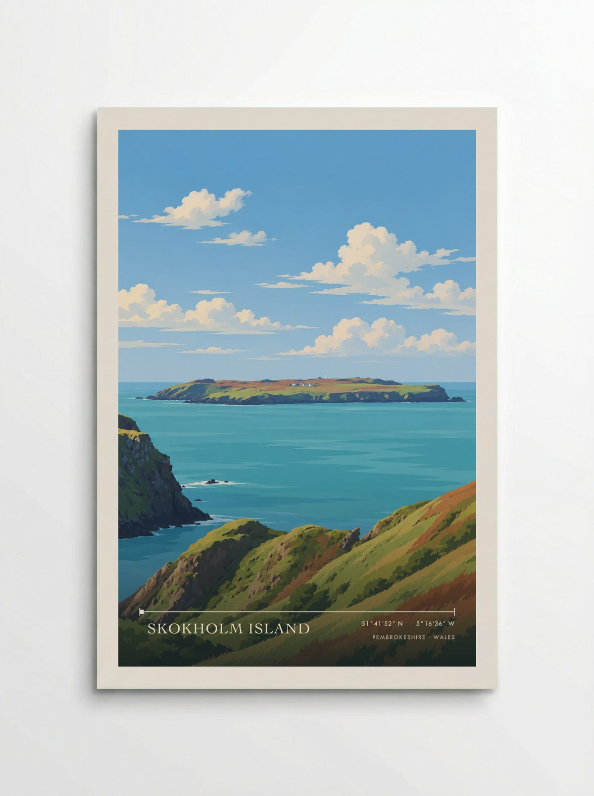Skokholm Island, Pembrokeshire | Travel Poster - Poster