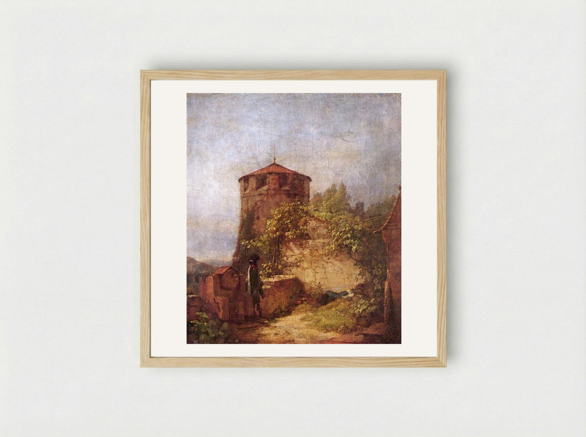 Sleeping Guards - Carl Spitzweg - Framed Print Wood