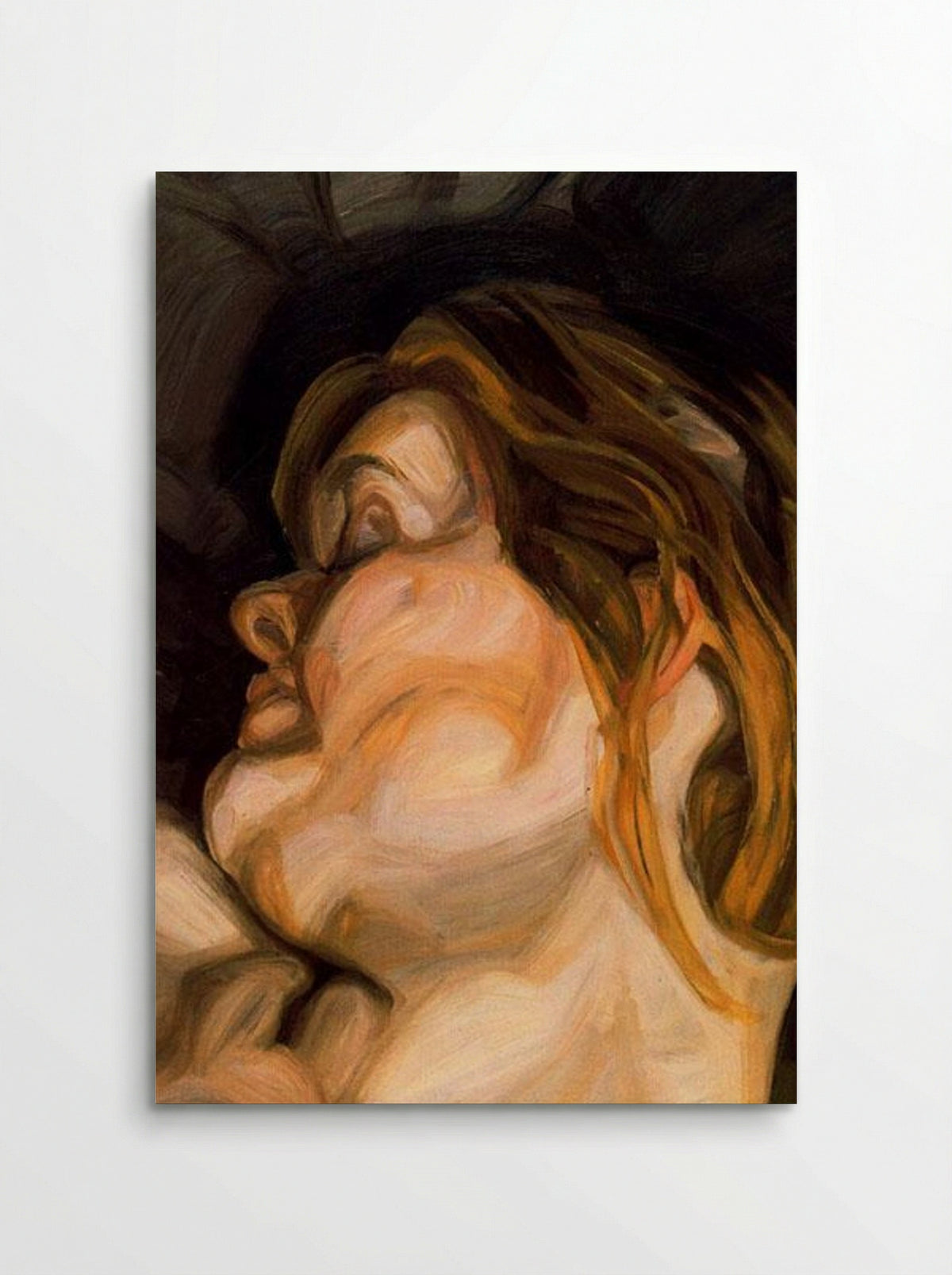Sleeping Head - Lucian Freud - Poster