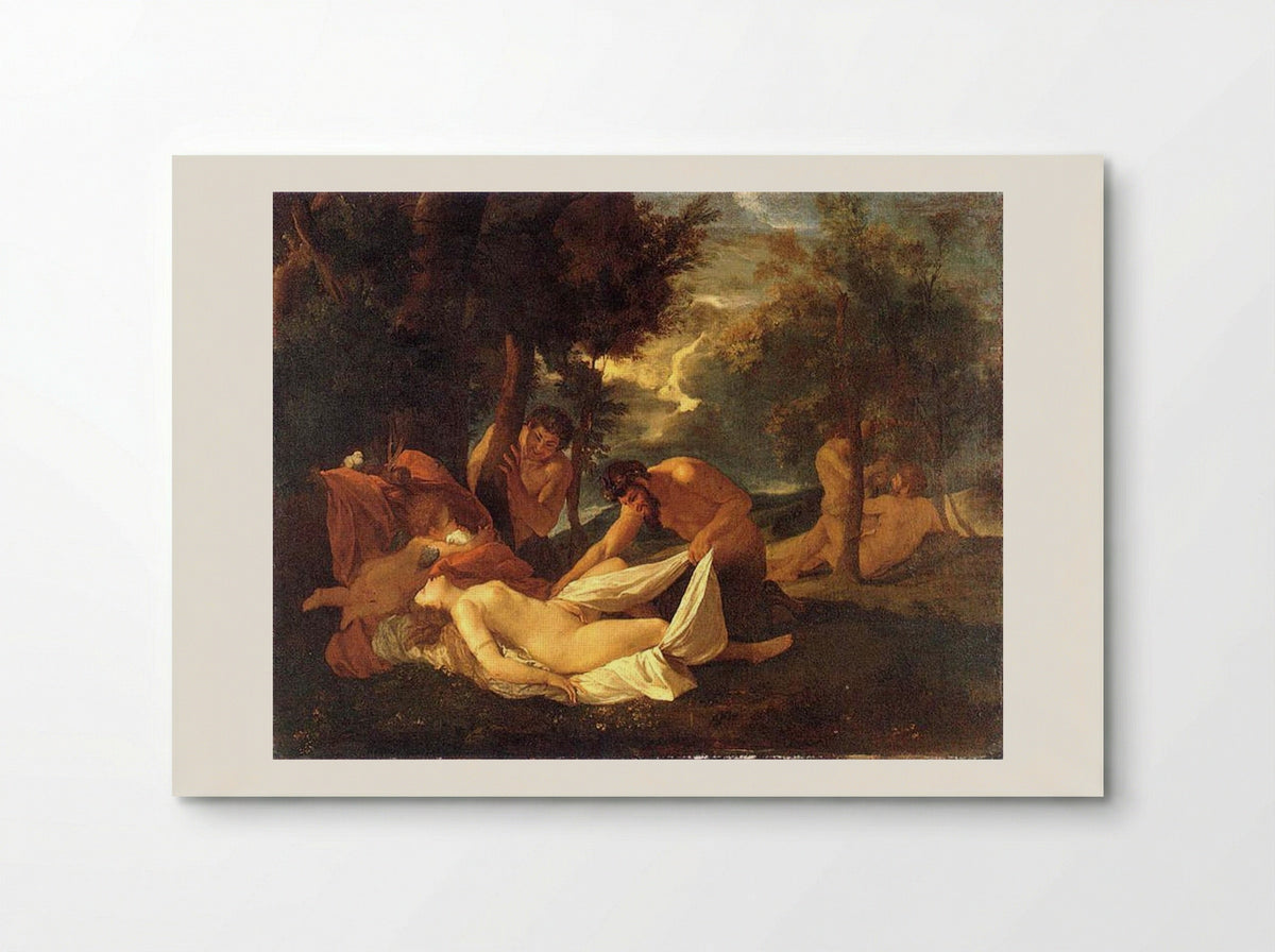 Sleeping Venus, Surprised by a Satyr - Nicolas Poussin - Poster