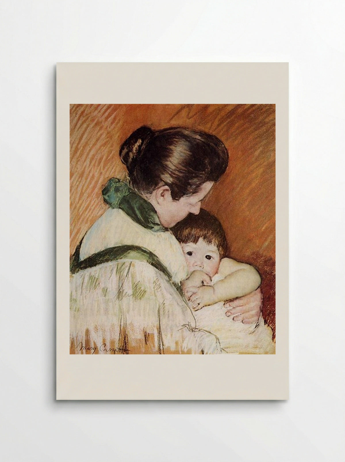 Sleepy Thomas Sucking His Thumb - Mary Cassatt - Poster