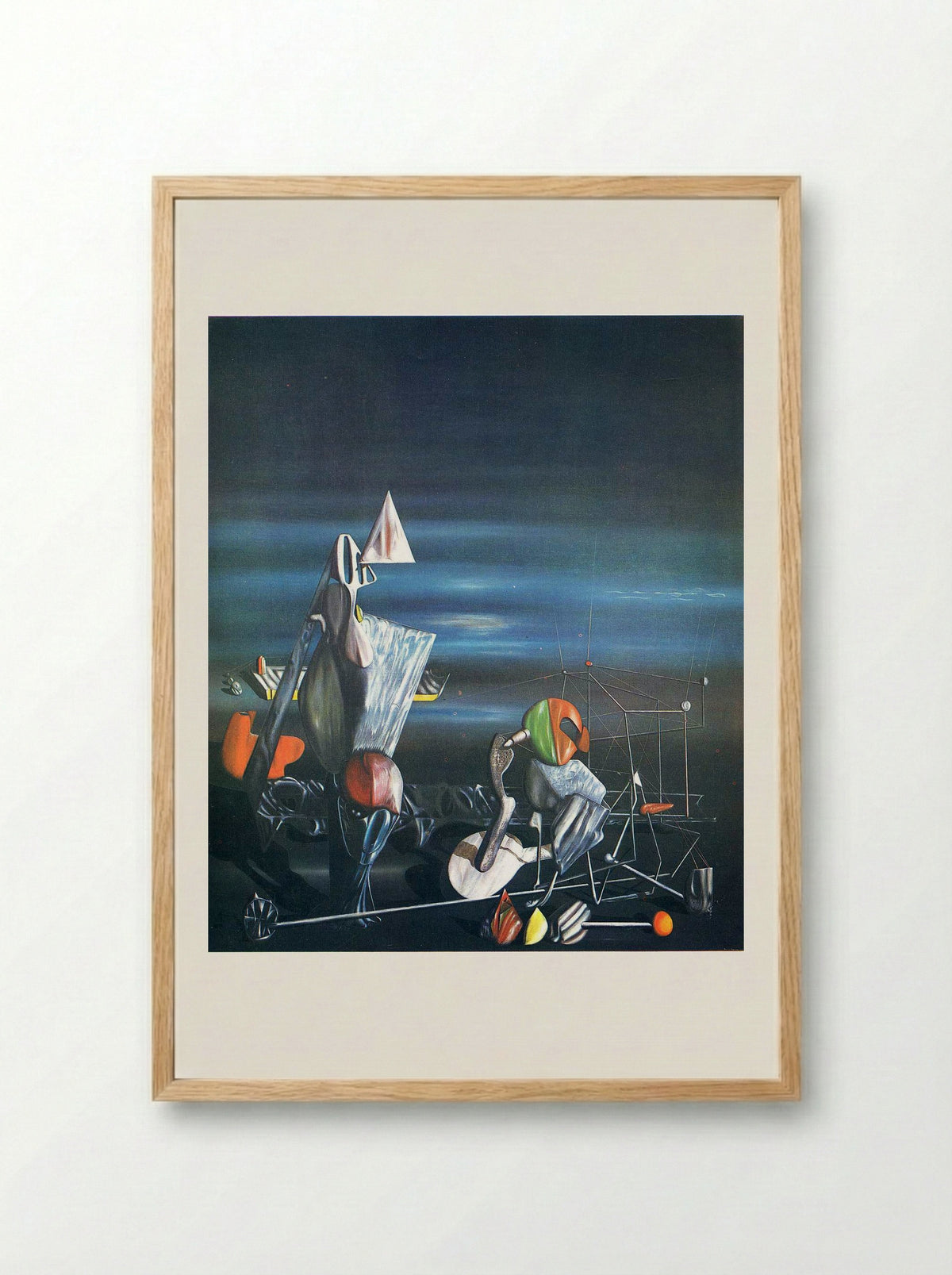 Slowly Toward The North - Yves Tanguy - Framed Print Wood