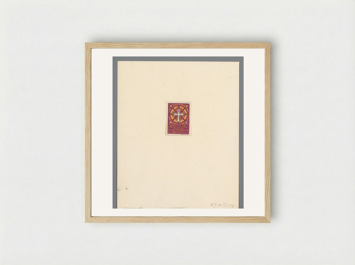 Sluitzegel van het Karma en Reïncarnatielegioen - Julie de Graag - Framed Print Wood
