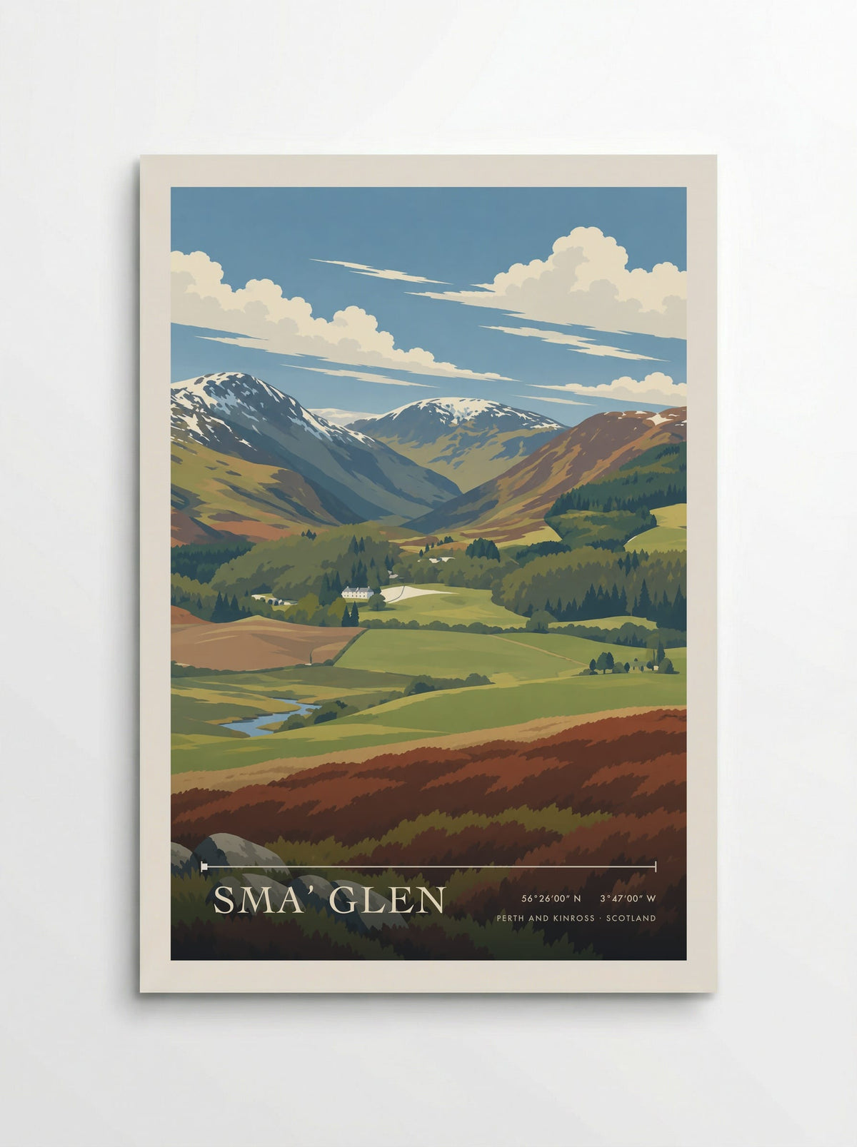 Sma’ Glen, Perth and Kinross | Travel Poster - Poster