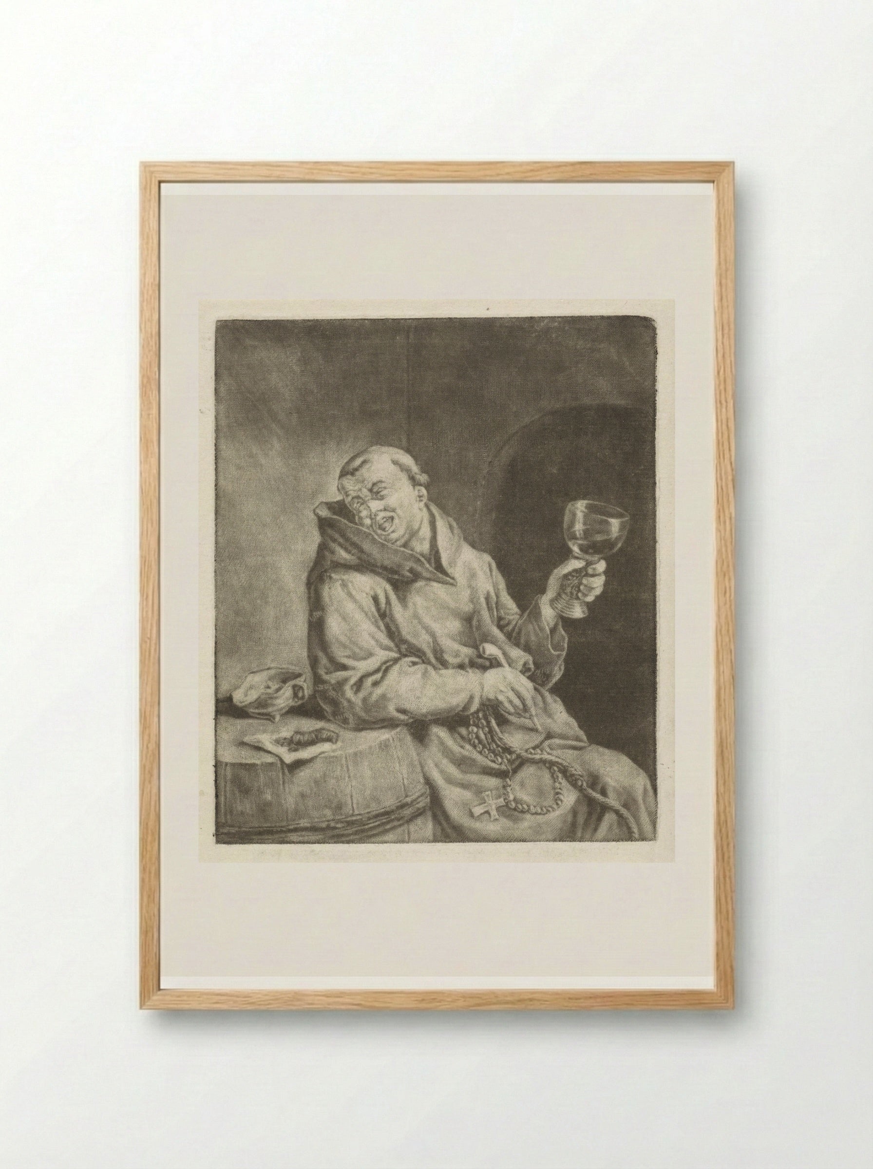 Smaak (Taste) - Cornelis Dusart - Framed Print Wood