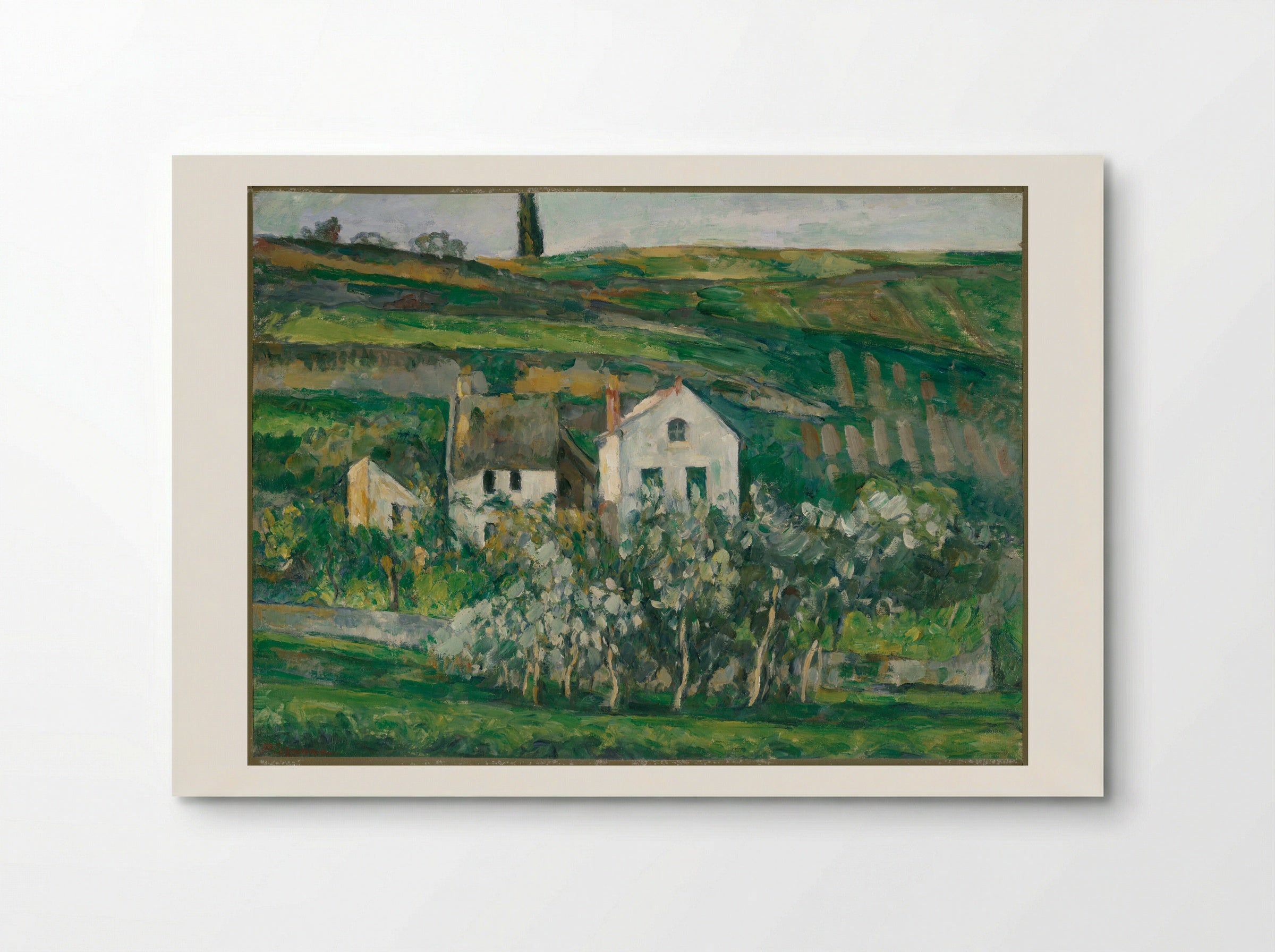Small Houses in Pontoise - Paul Cézanne - Poster