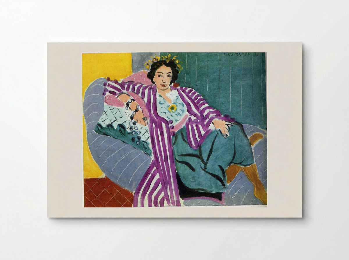 Small Odalisque in Purple Robe - Henri Matisse - Poster