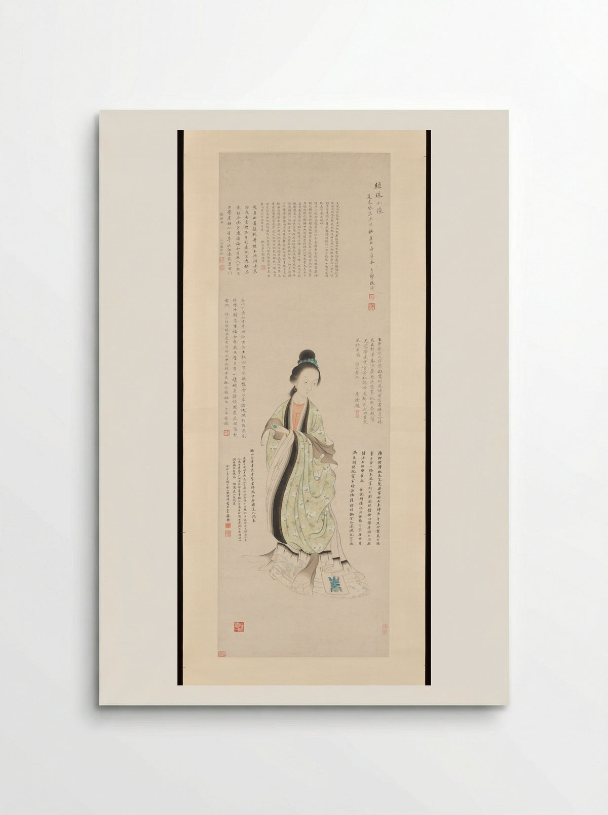 Small Portrait of Luzhu - Gai Qi - Poster